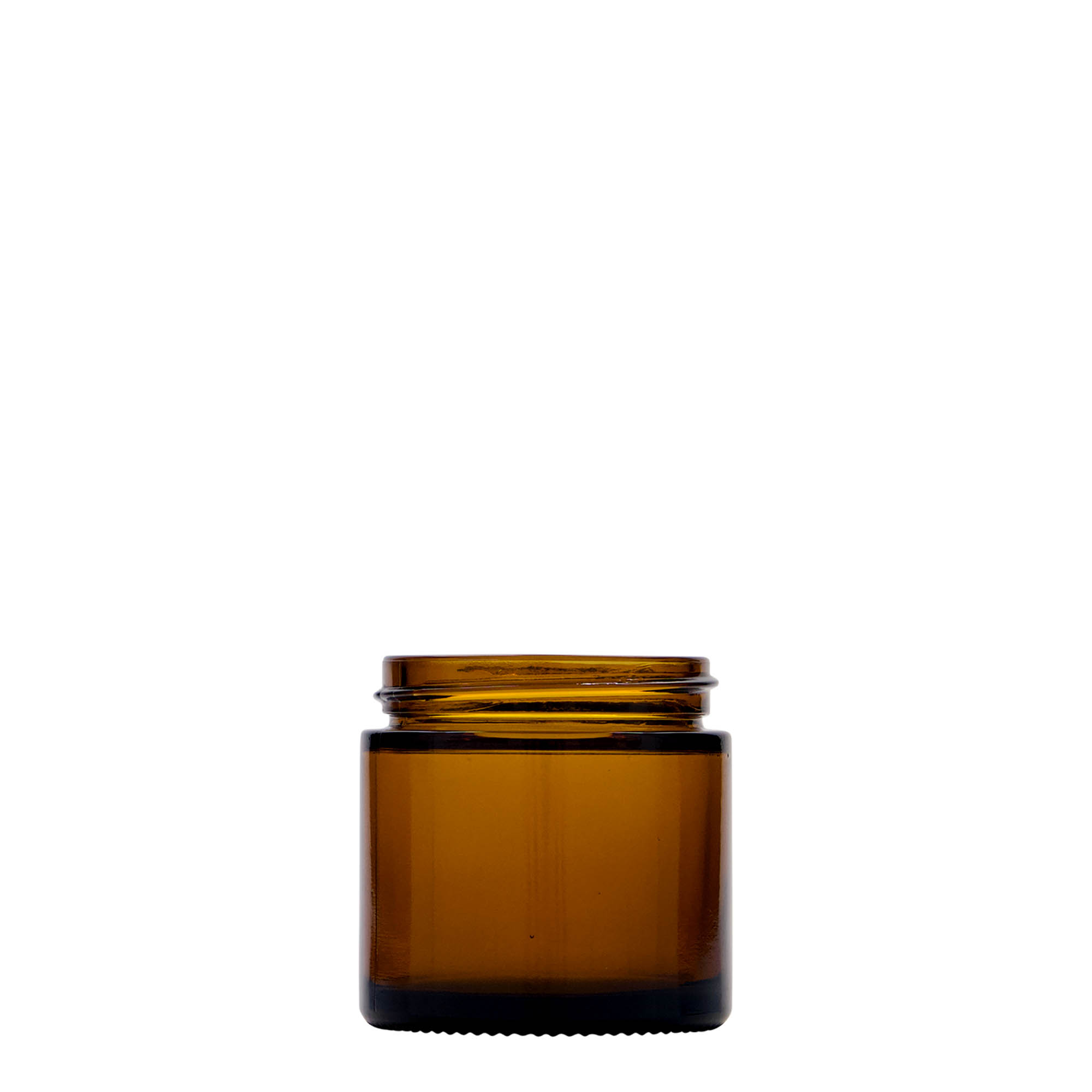 60 ml βαζάκι 'Brown Line', γυαλί, καφέ, στόμιο: βιδωτό καπάκι