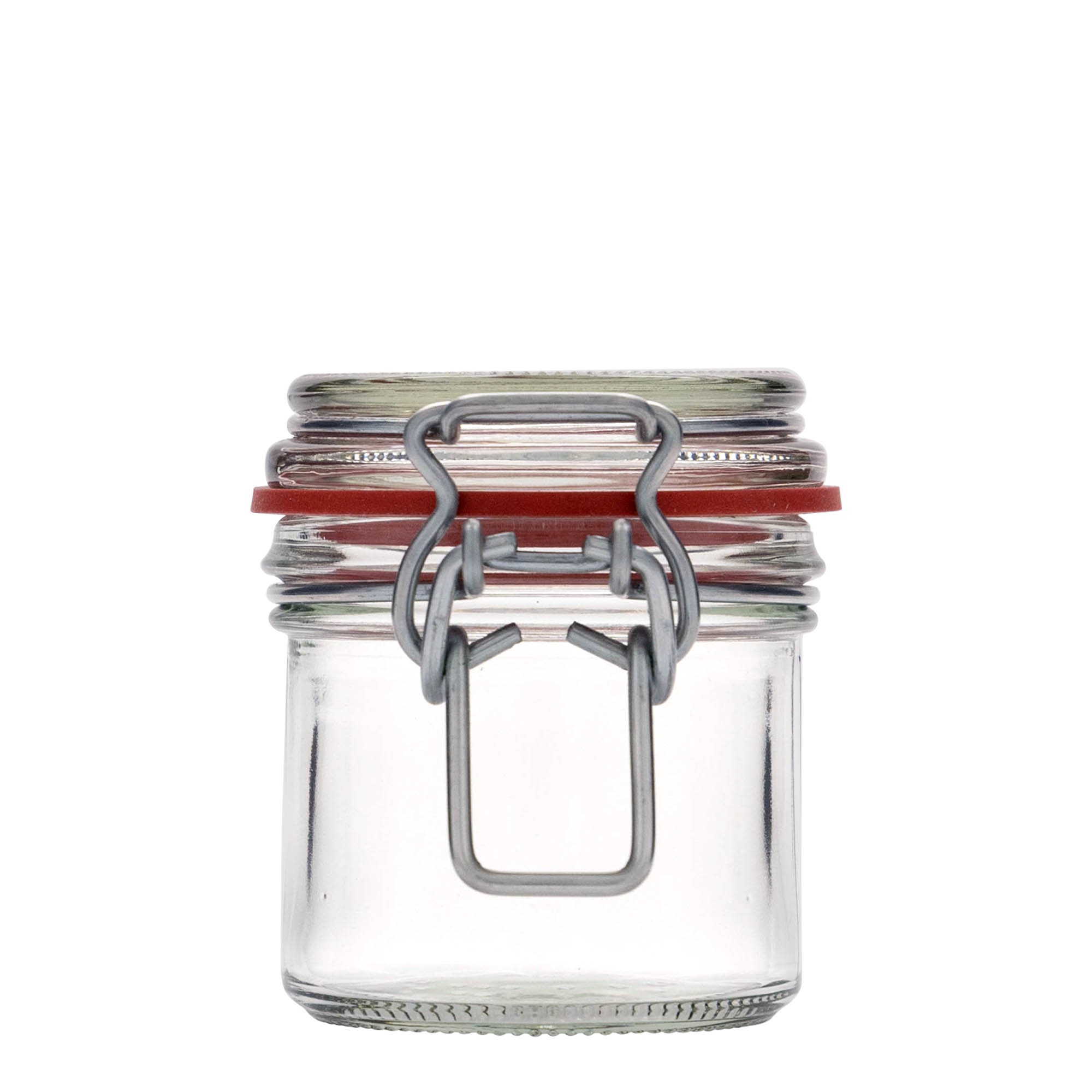 125 ml γυάλινο βάζο με μεταλλικό κλιπ, στόμιο: κλείσιμο με μεταλλικό κλιπ