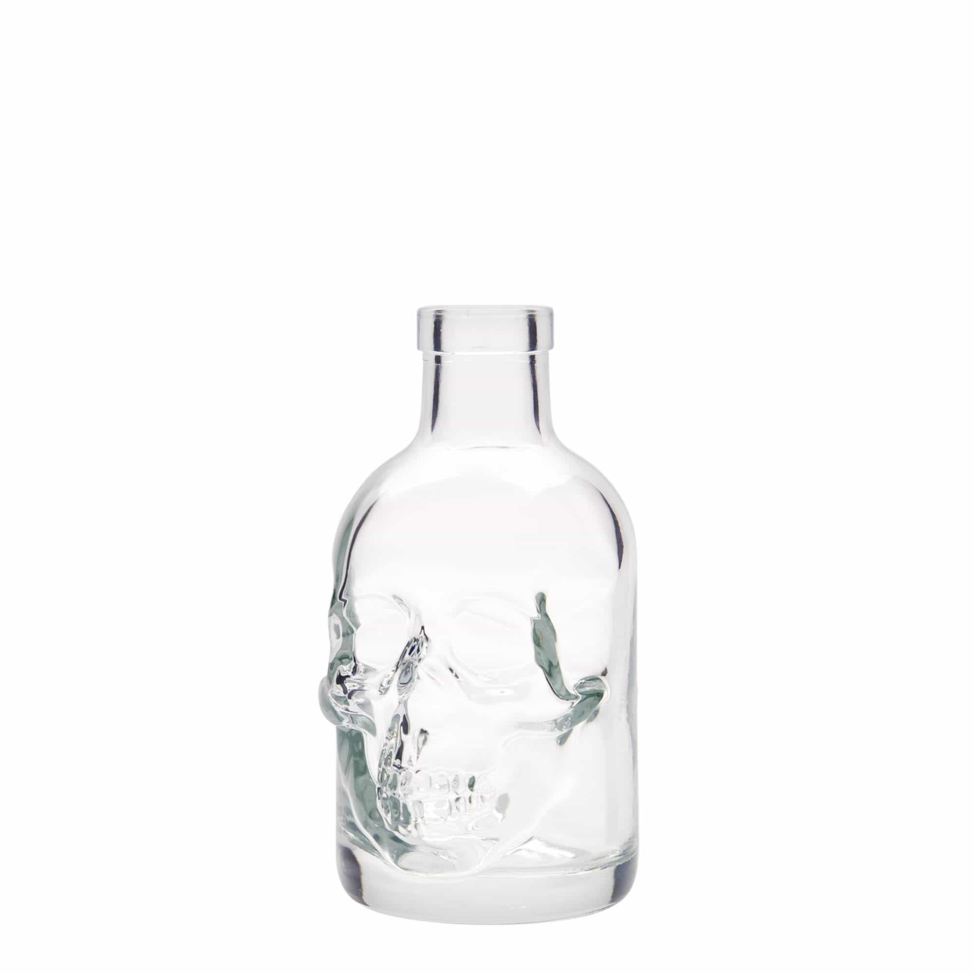 200 ml γυάλινο μπουκάλι 'Κρανίο', στόμιο: φελλός 200 ml γυάλινο μπουκάλι 'Κρανίο', στόμιο: φελλός