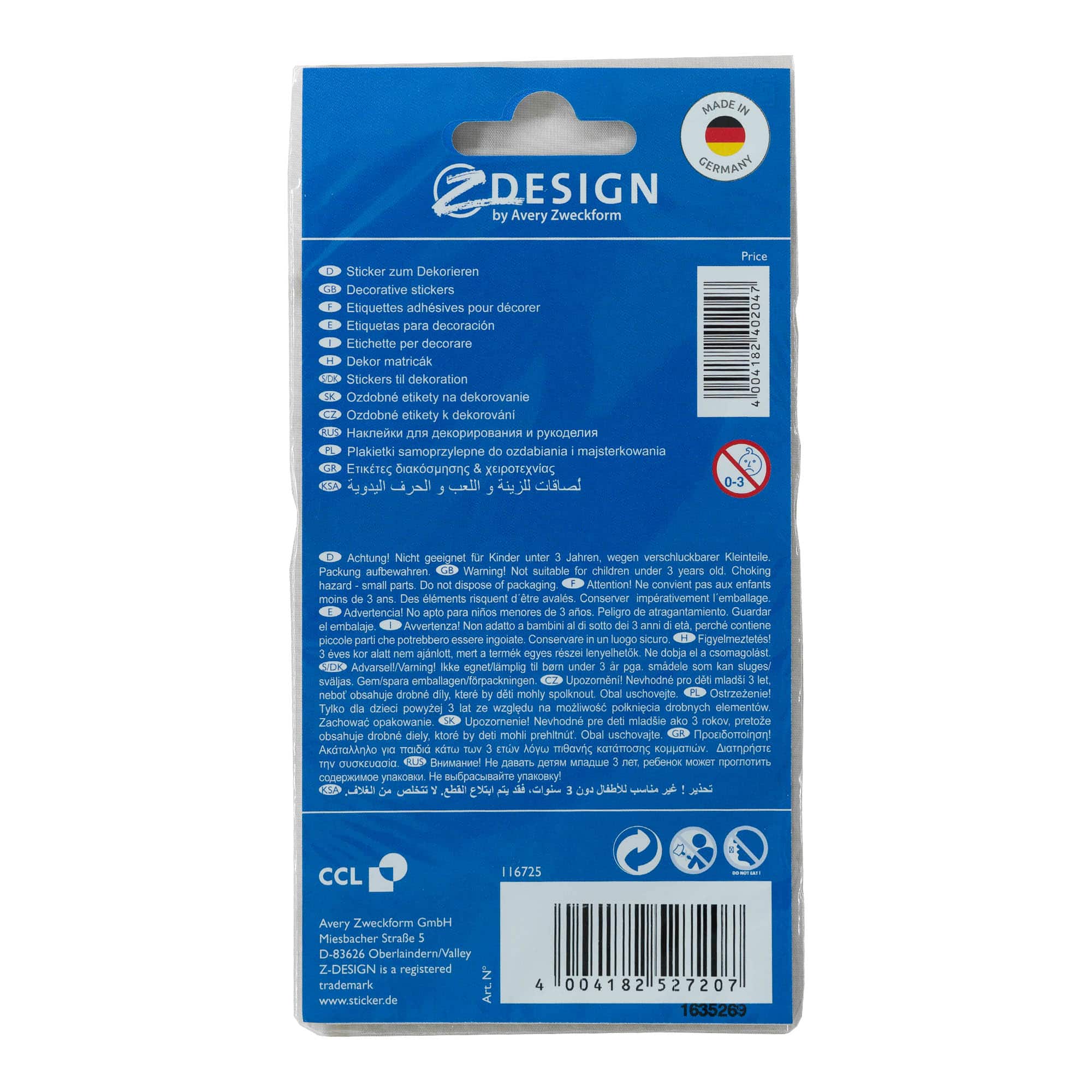 Zweckform αυτοκόλλητα 'Χριστούγεννα', χαρτί, χρυσό-ασημί Zweckform αυτοκόλλητα 'Χριστούγεννα', χαρτί, χρυσό-ασημί