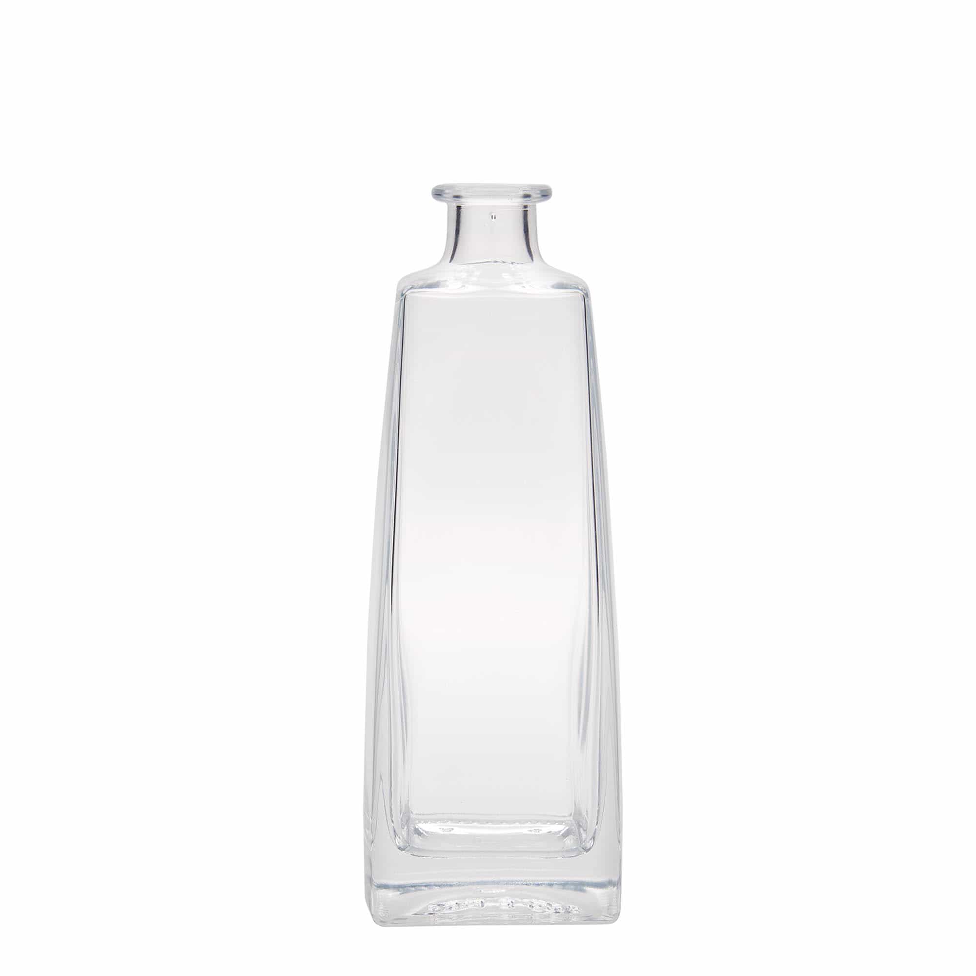Γυάλινο μπουκάλι 'Timmy' 500 ml, ορθογώνιο, στόμιο: φελλός