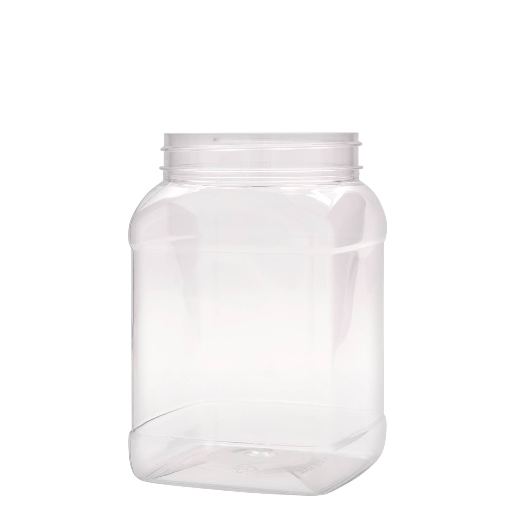 1.500 ml PET-δοχείο 'Dana', τετράγωνο, πλαστικό, στόμιο: 100/400