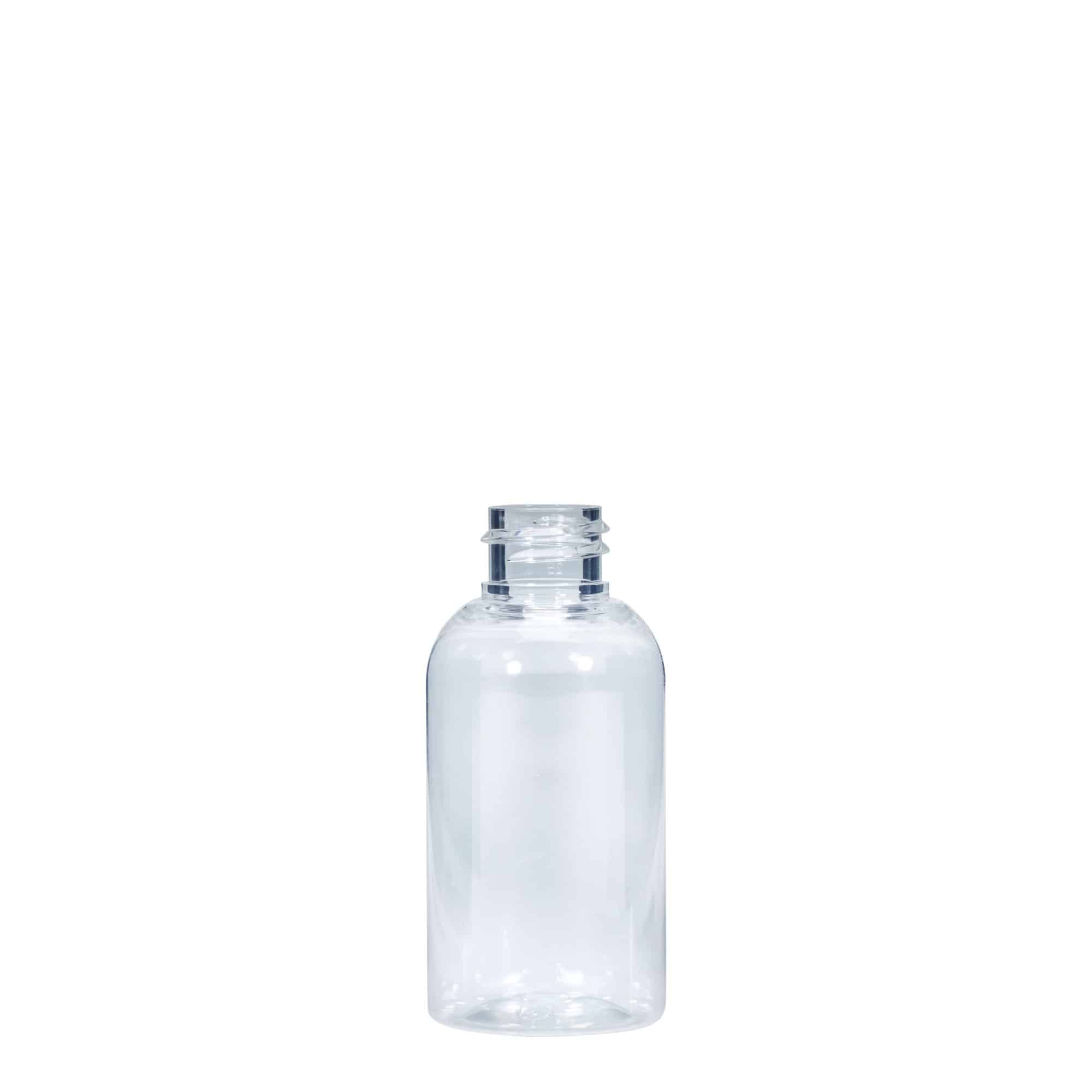 Μπουκάλι PET 'Boston' 50 ml, πλαστικό, στόμιο: 20/410 Μπουκάλι PET 'Boston' 50 ml, πλαστικό, στόμιο: 20/410