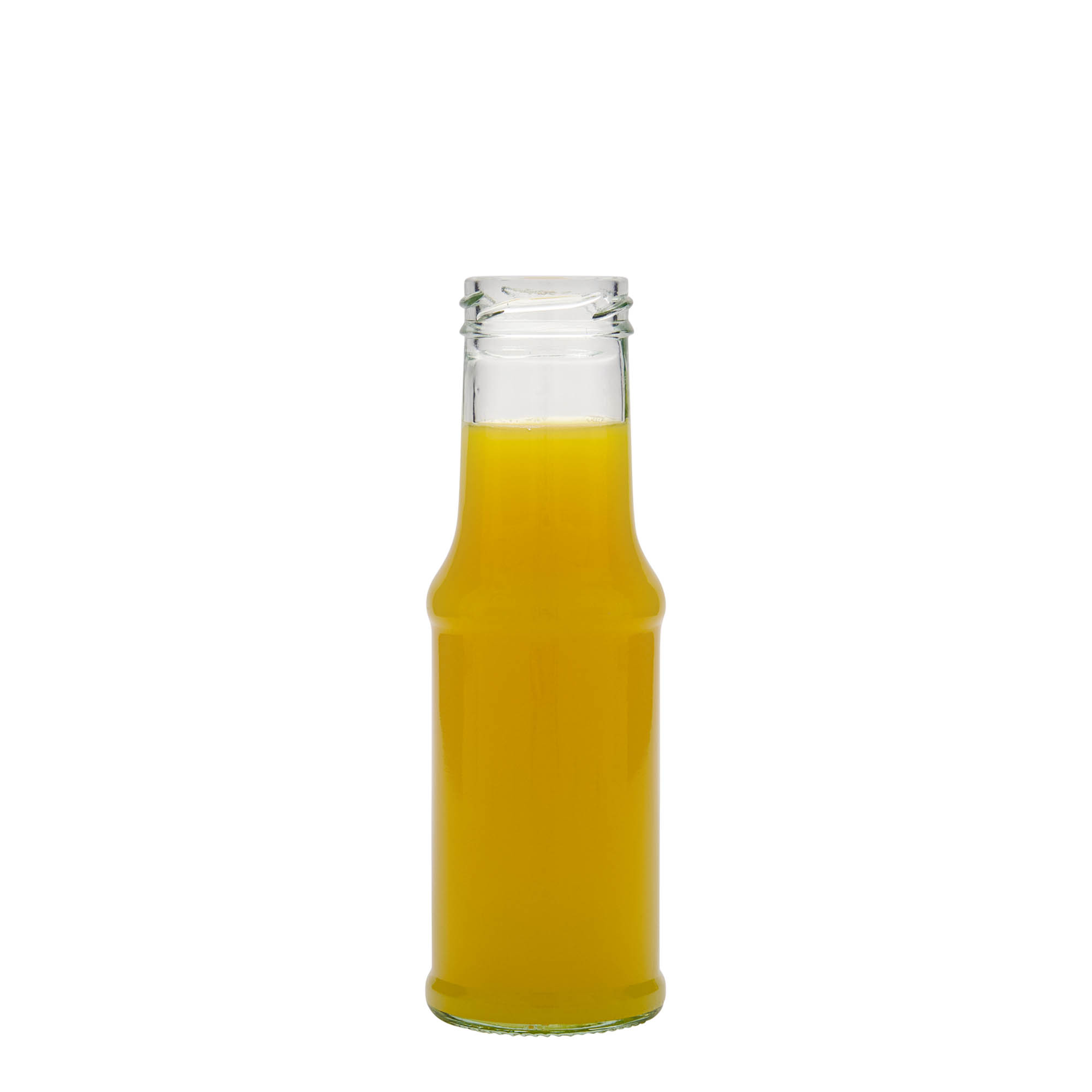 200 ml μπουκάλι σάλτσας, γυαλί, στόμιο: Twist-Off (TO 43) 200 ml μπουκάλι σάλτσας, γυαλί, στόμιο: Twist-Off (TO 43)