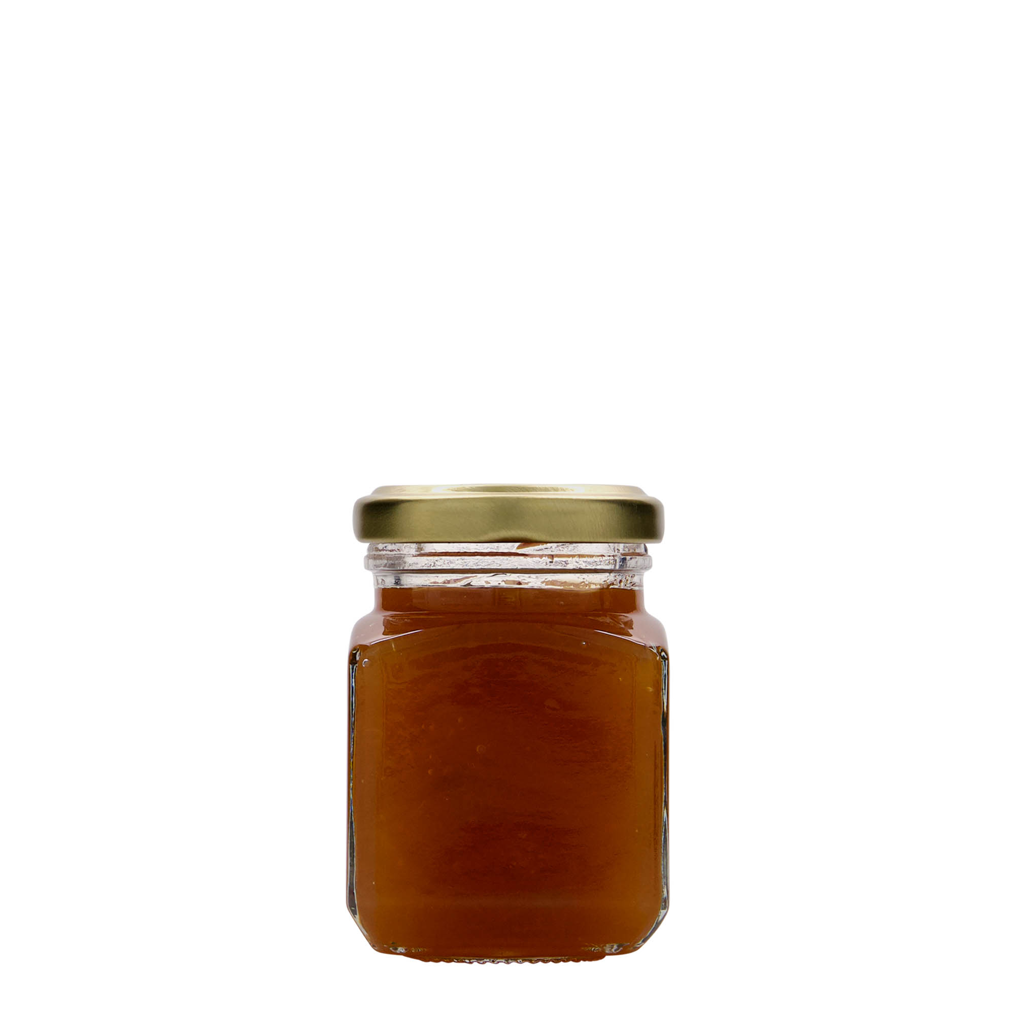 106 ml τετράγωνο γυάλινο βάζο, στόμιο: Twist-Off (TO 48) 106 ml τετράγωνο γυάλινο βάζο, στόμιο: Twist-Off (TO 48)