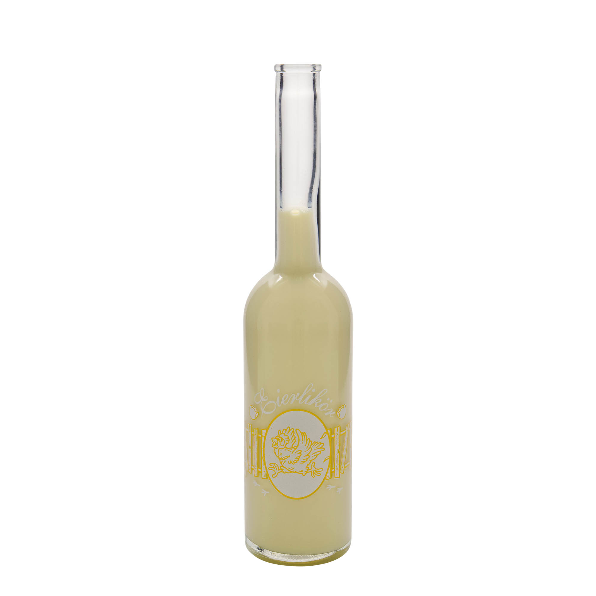 500 ml γυάλινο μπουκάλι 'Όπερα', σχέδιο: λικέρ αυγού, στόμιο: φελλός