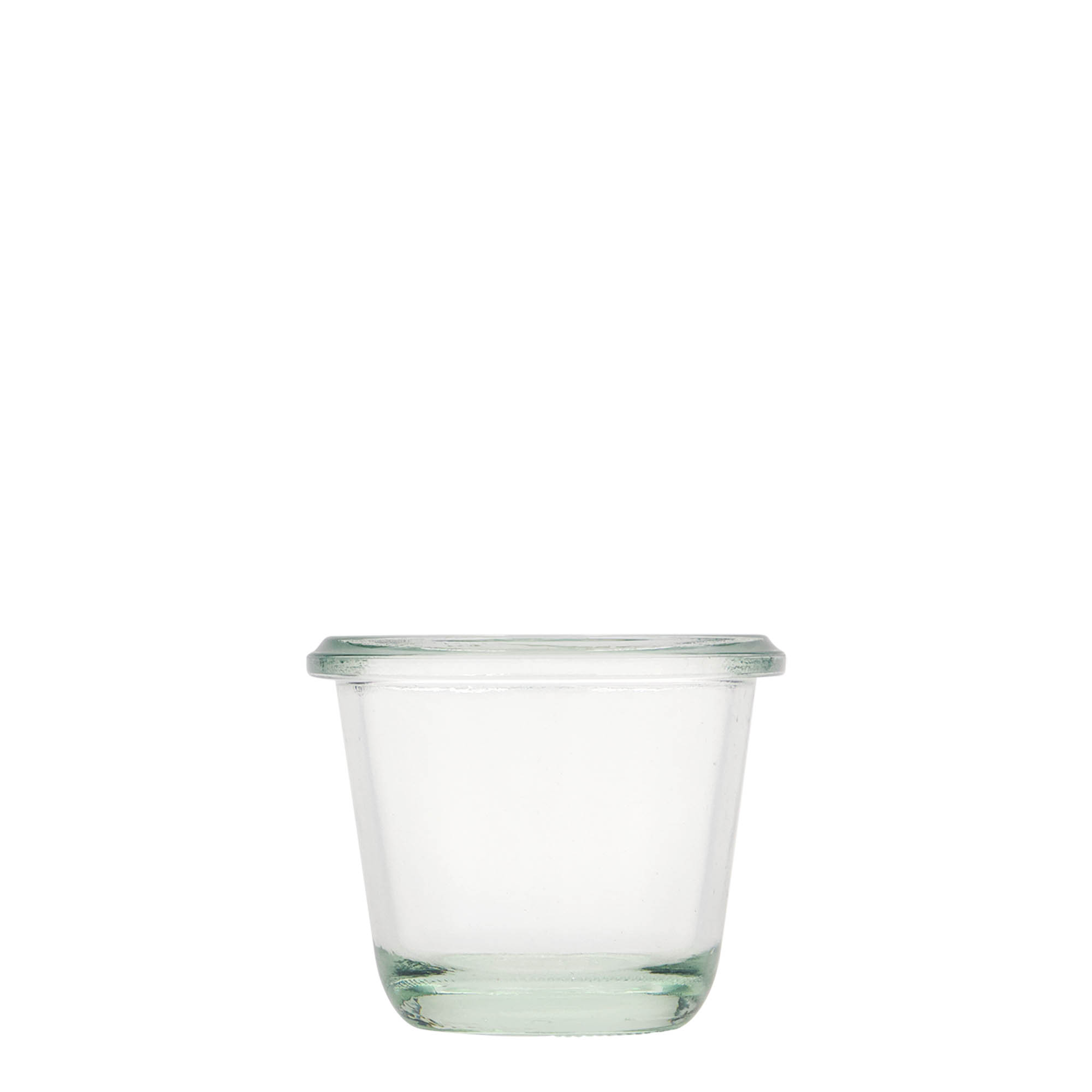 80 ml WECK-γυάλινο βάζο γκουρμέ, στόμιο: στρογγυλή άκρη