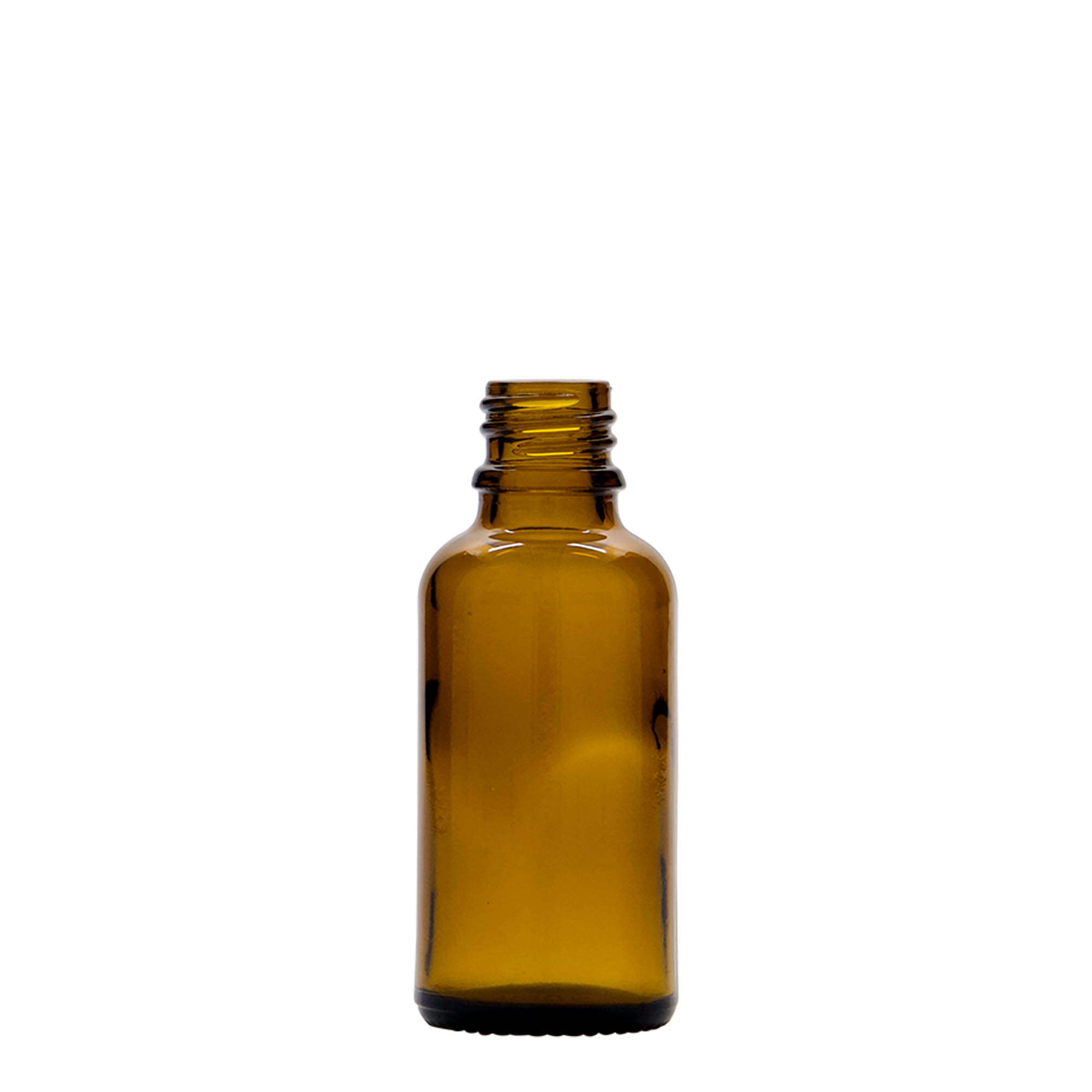 30 ml φιαλίδιο ψεκασμού φαρμάκου, γυάλινο, καφέ, στόμιο: DIN 18