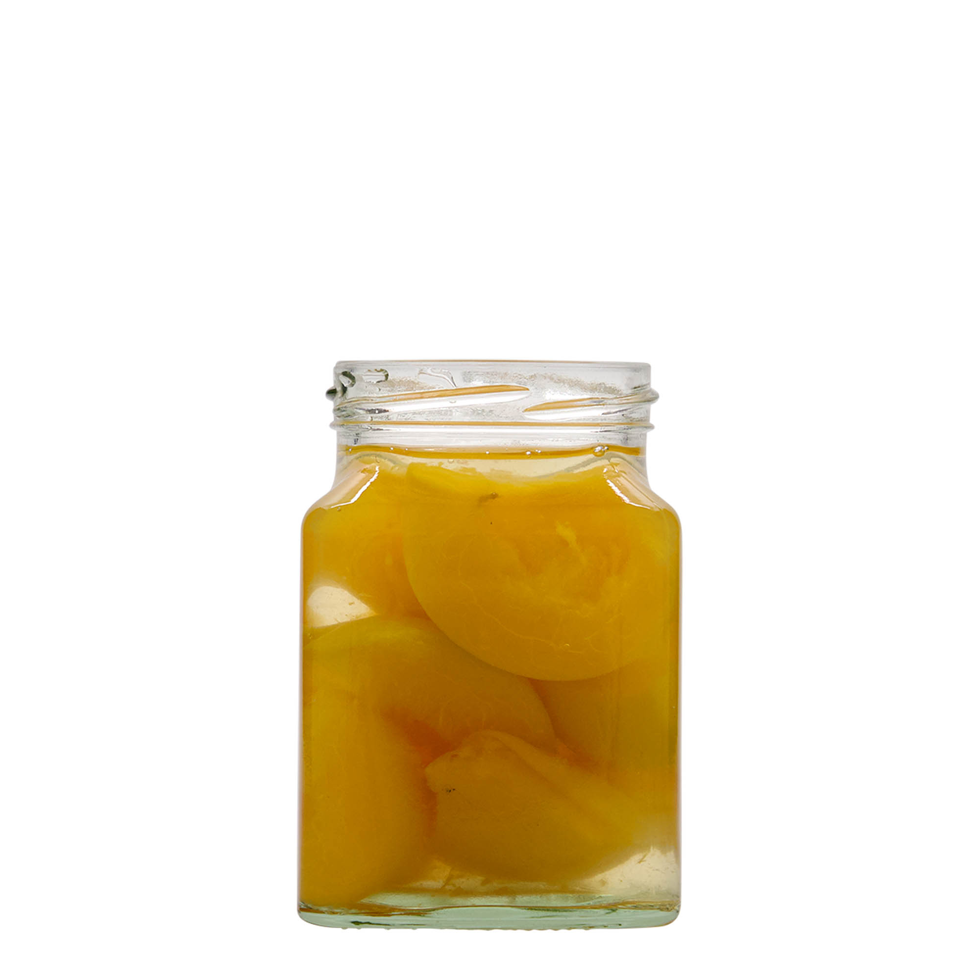 314 ml τετράγωνο γυάλινο δοχείο, στόμιο: Twist-Off (TO 63) 314 ml τετράγωνο γυάλινο δοχείο, στόμιο: Twist-Off (TO 63)