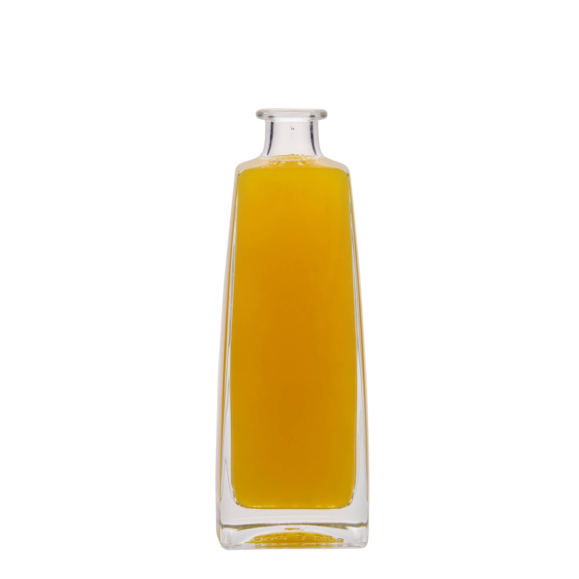 500 ml γυάλινο μπουκάλι 'Timmy', ορθογώνιο, στόμιο: φελλός