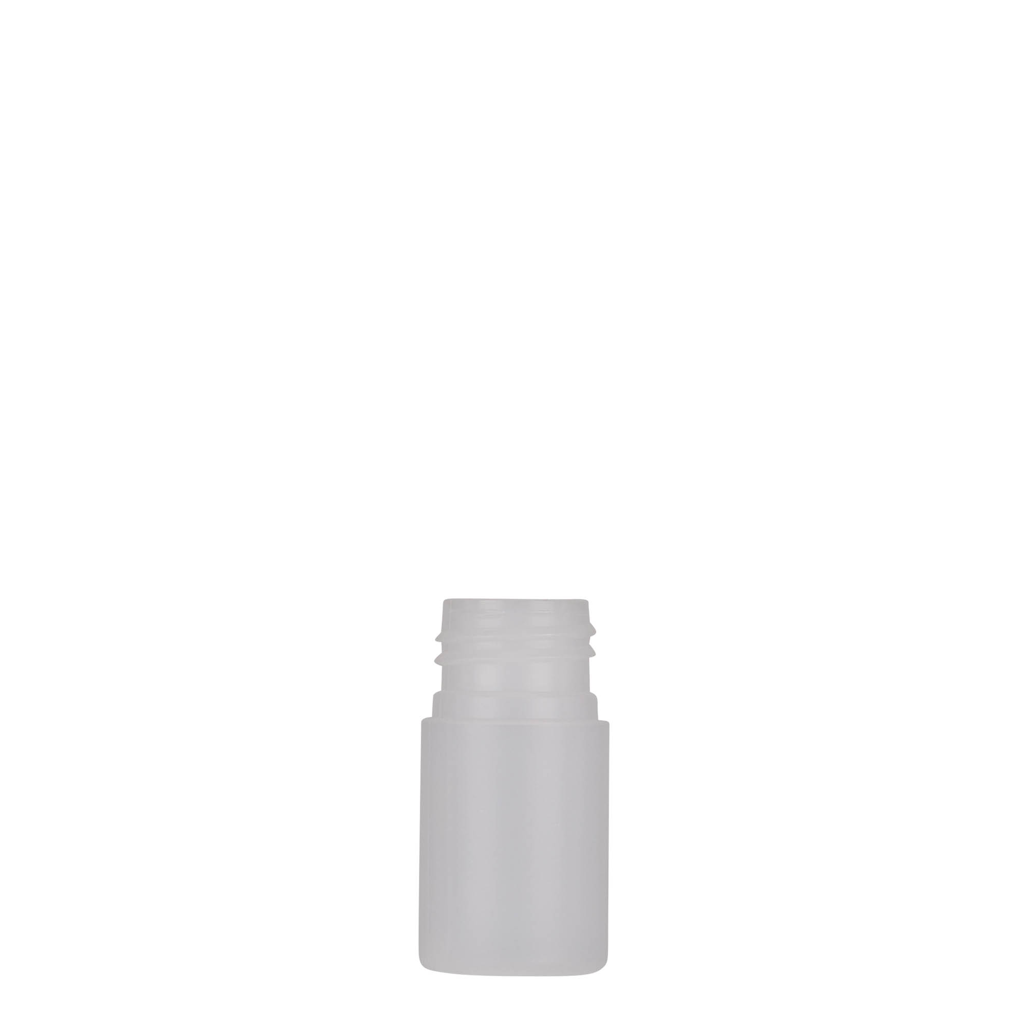 15 ml πλαστικό μπουκάλι 'Tuffy', HDPE, φυσικό, στόμιο: 24/410
