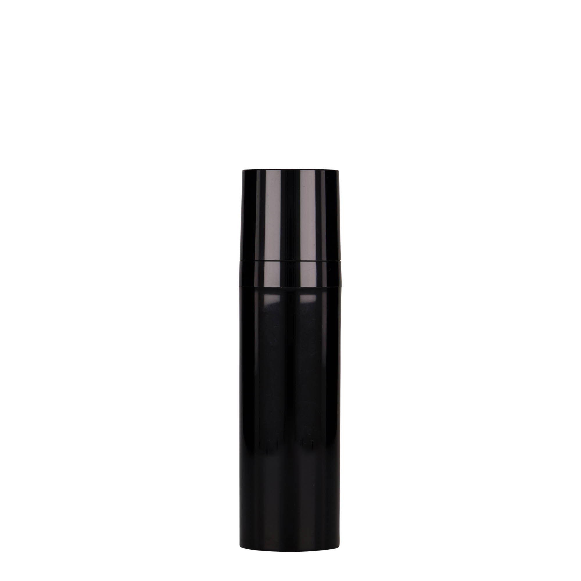 30 ml Airless Διανομέας 'Micro', πλαστικό PP, μαύρο