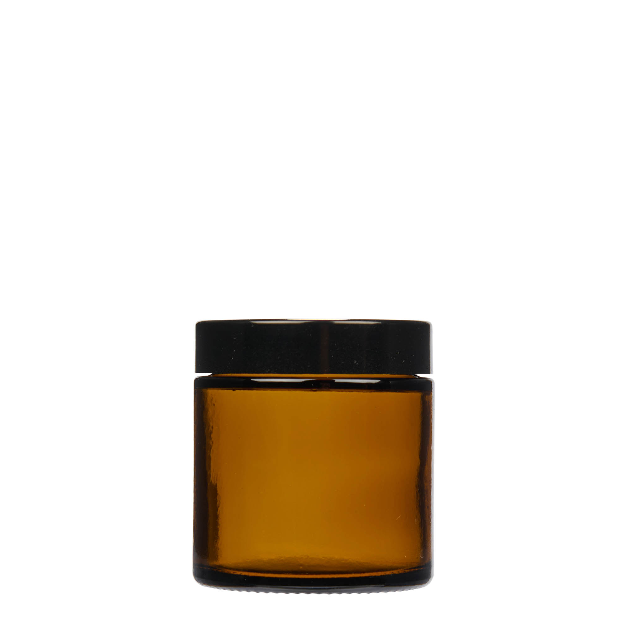 120 ml βαζάκι 'Brown Line', γυαλί, καφέ, στόμιο: βιδωτό καπάκι