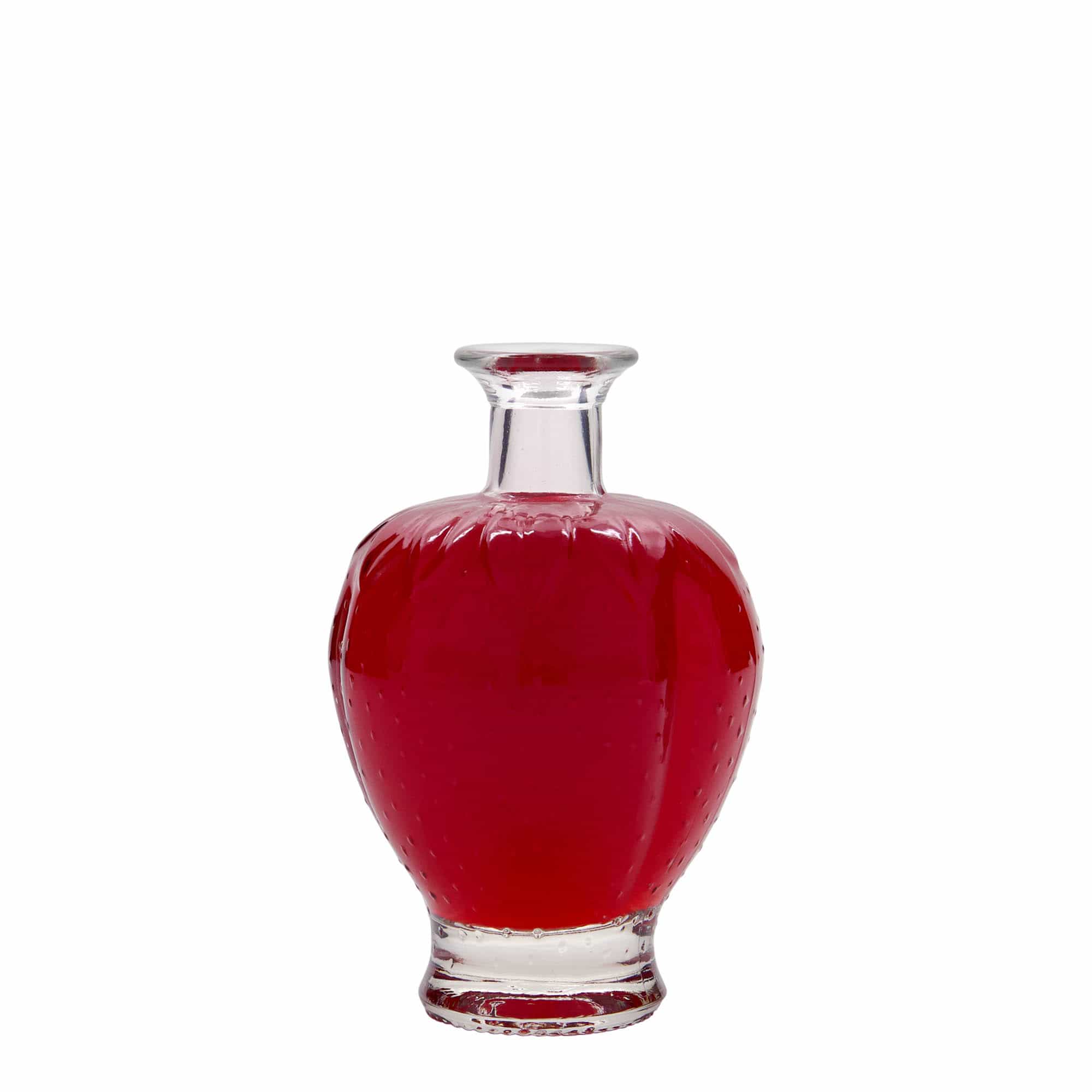 200 ml γυάλινο μπουκάλι 'Φράουλα', στόμιο: φελλός