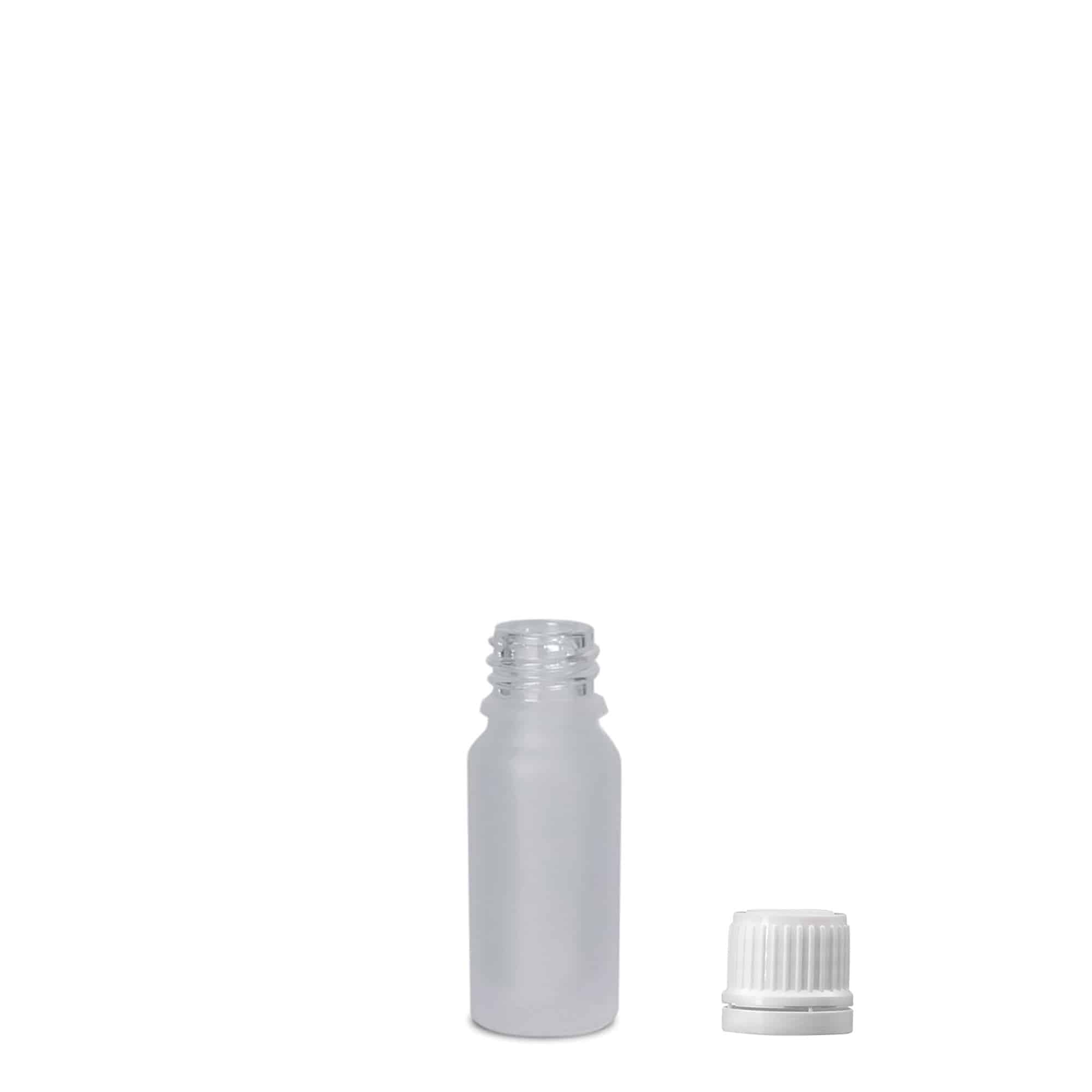 10 ml φιαλίδιο φαρμάκου, γυάλινο, ματ, στόμιο: DIN 18
