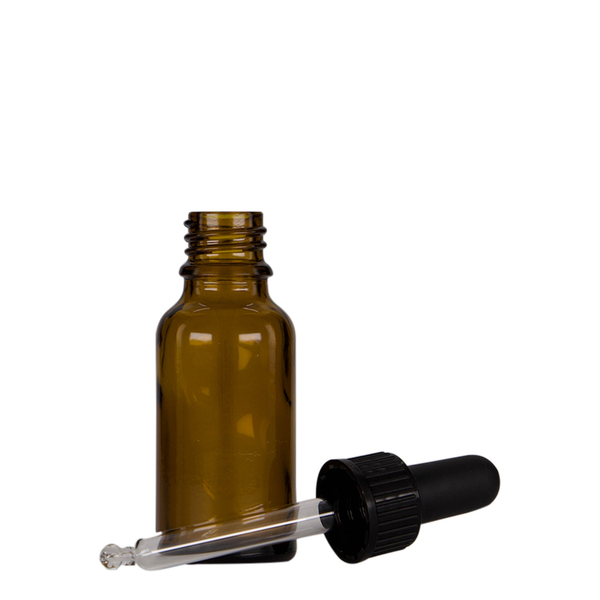 20 ml φιαλίδιο με πιπέτα, ιατρικό, γυάλινο, καφέ-μαύρο, στόμιο: DIN 18 20 ml φιαλίδιο με πιπέτα, ιατρικό, γυάλινο, καφέ-μαύρο, στόμιο: DIN 18