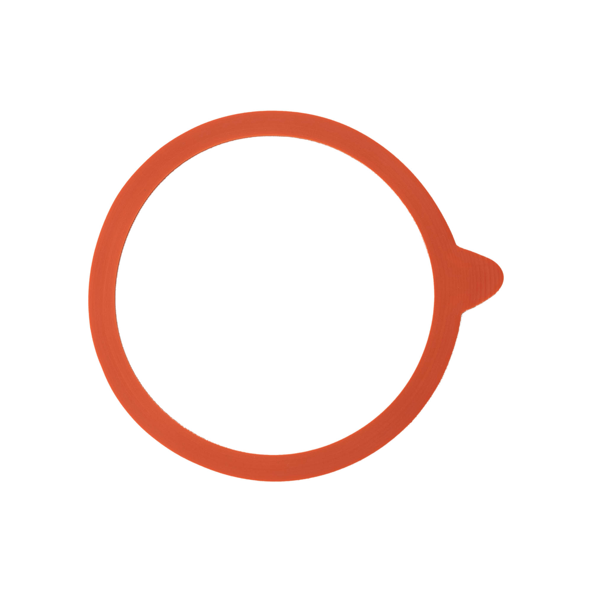 Δαχτυλίδι WECK-Einkochring RR100 #, κόκκινο, στόμιο: στρογγυλή άκρη