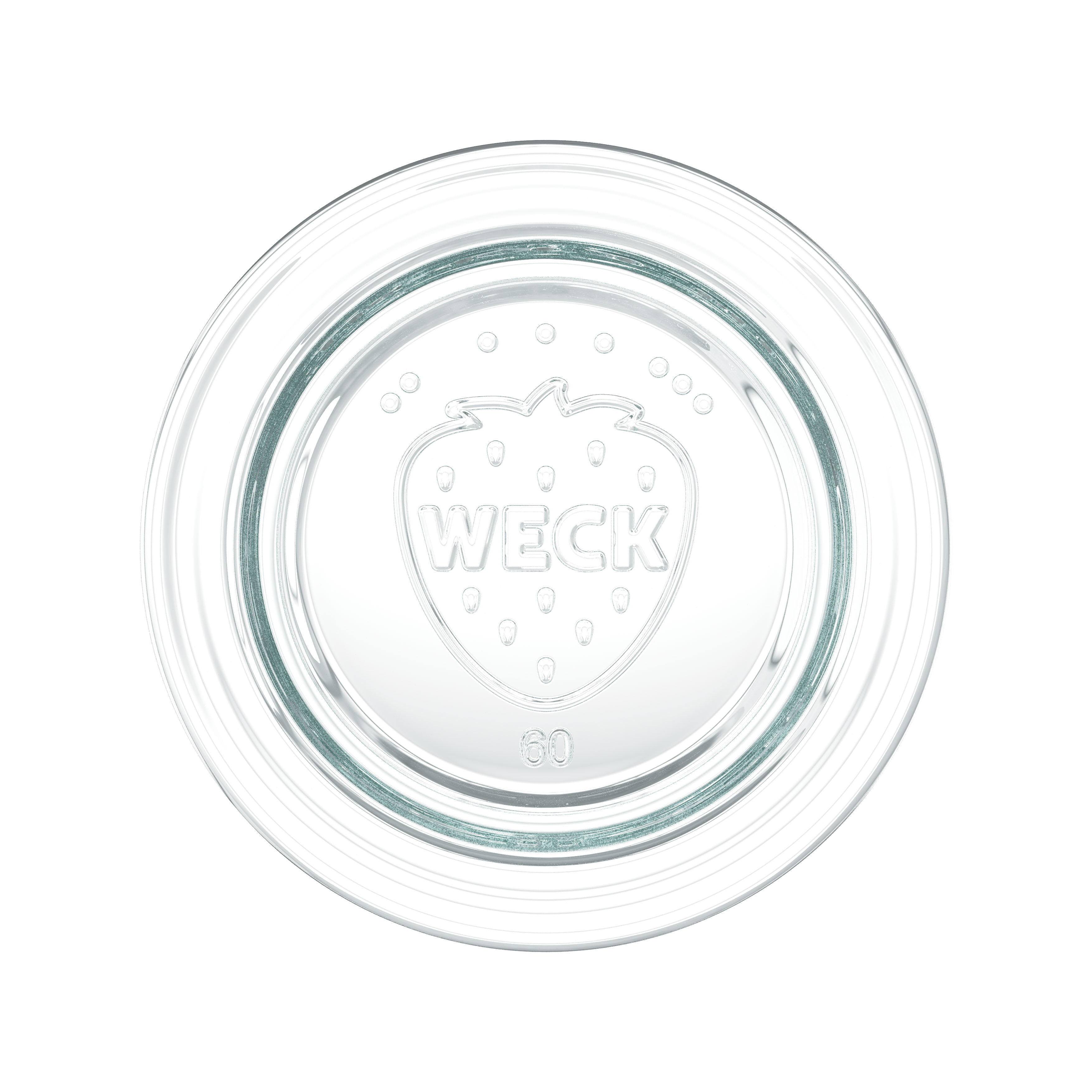 12x Κυλινδρικό βάζο WECK 80 ml με γυάλινο καπάκι RR 60
