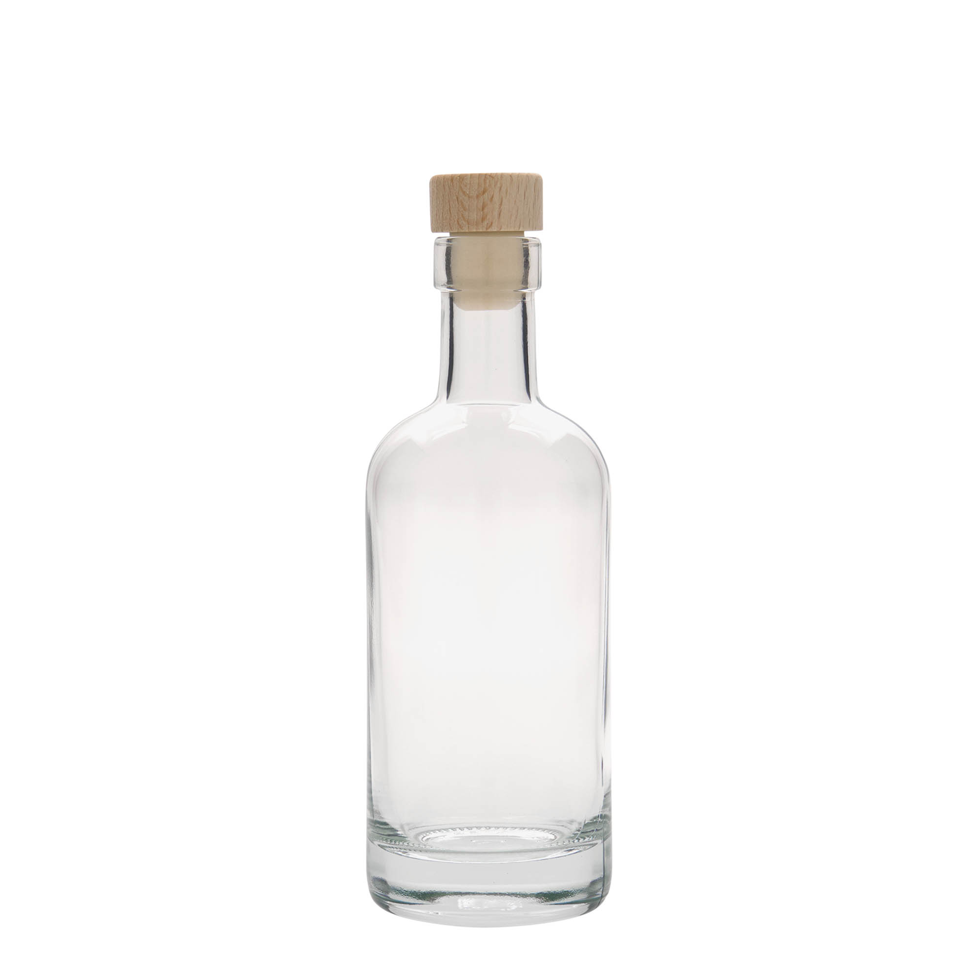 250 ml γυάλινο μπουκάλι 'Linea Uno', στόμιο: φελλός