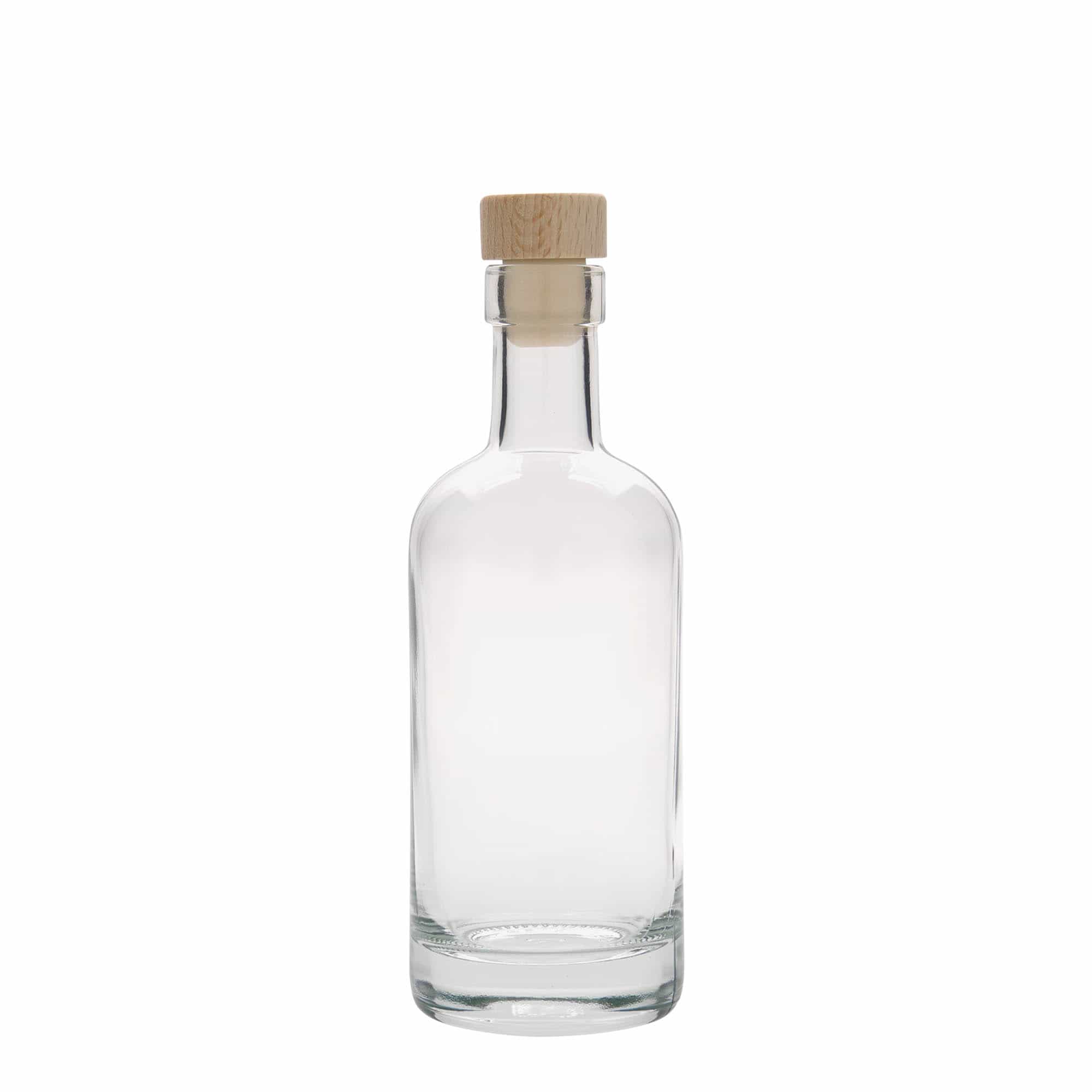 250 ml γυάλινο μπουκάλι 'Linea Uno', στόμιο: φελλός