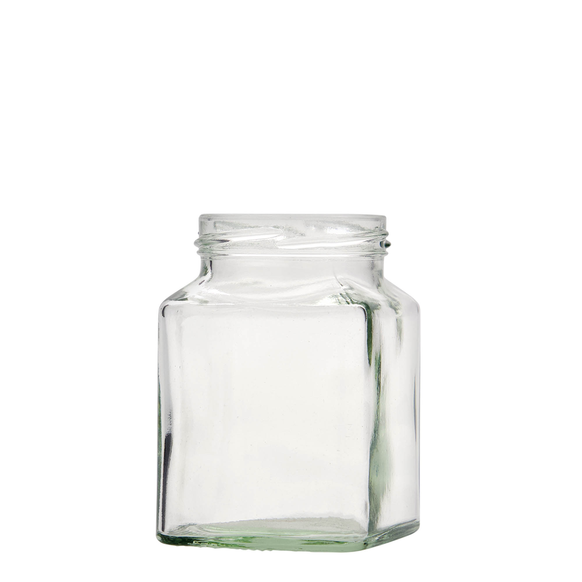 314 ml τετράγωνο γυάλινο δοχείο, στόμιο: Twist-Off (TO 63) 314 ml τετράγωνο γυάλινο δοχείο, στόμιο: Twist-Off (TO 63)