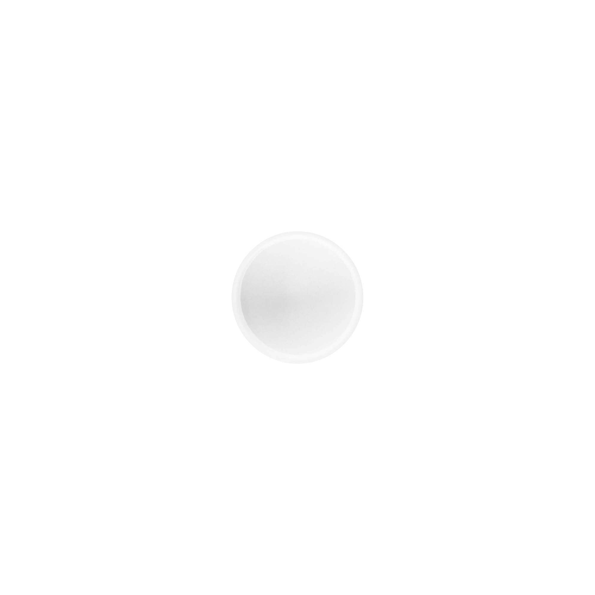 Βιδωτό καπάκι για 5 ml 'Beauty', πλαστικό HPM, λευκό
