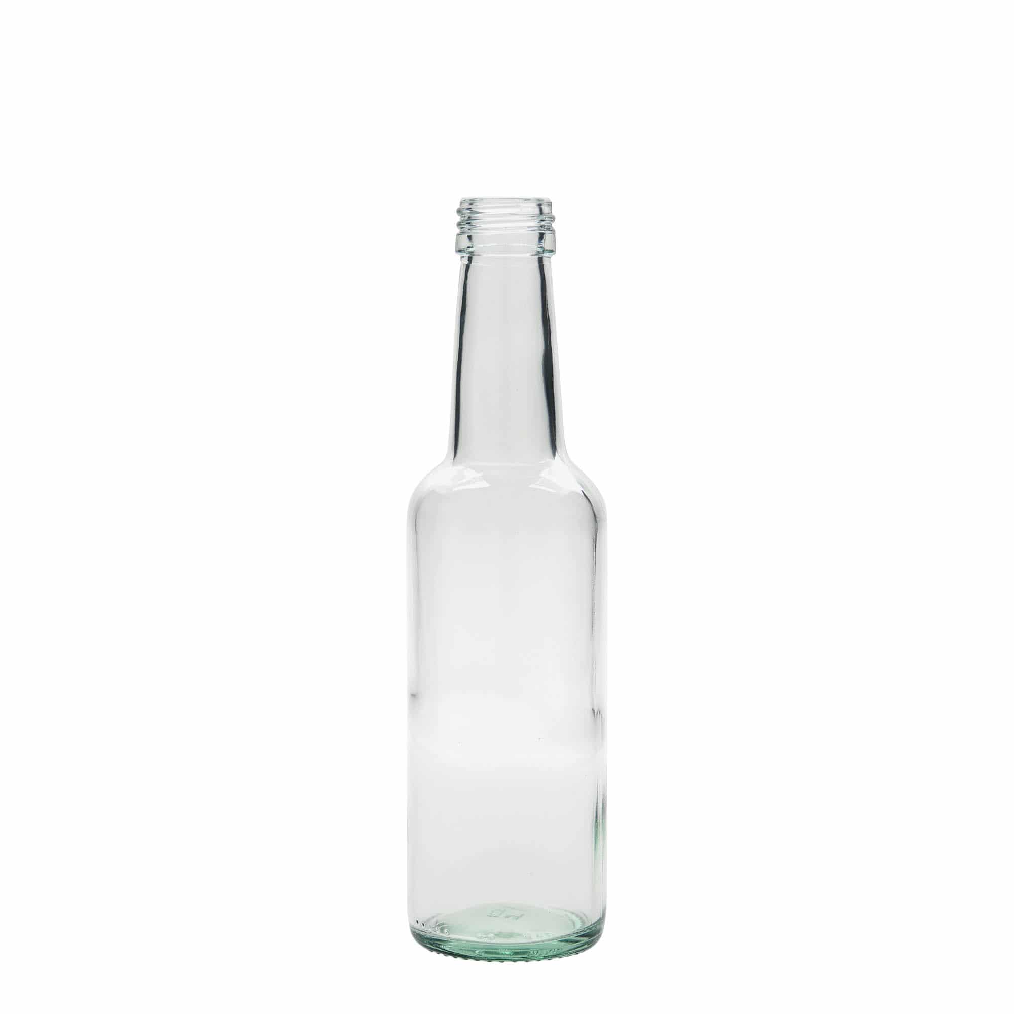 Γυάλινο μπουκάλι με ίσιο λαιμό 250 ml, στόμιο: PP 28 Γυάλινο μπουκάλι με ίσιο λαιμό 250 ml, στόμιο: PP 28