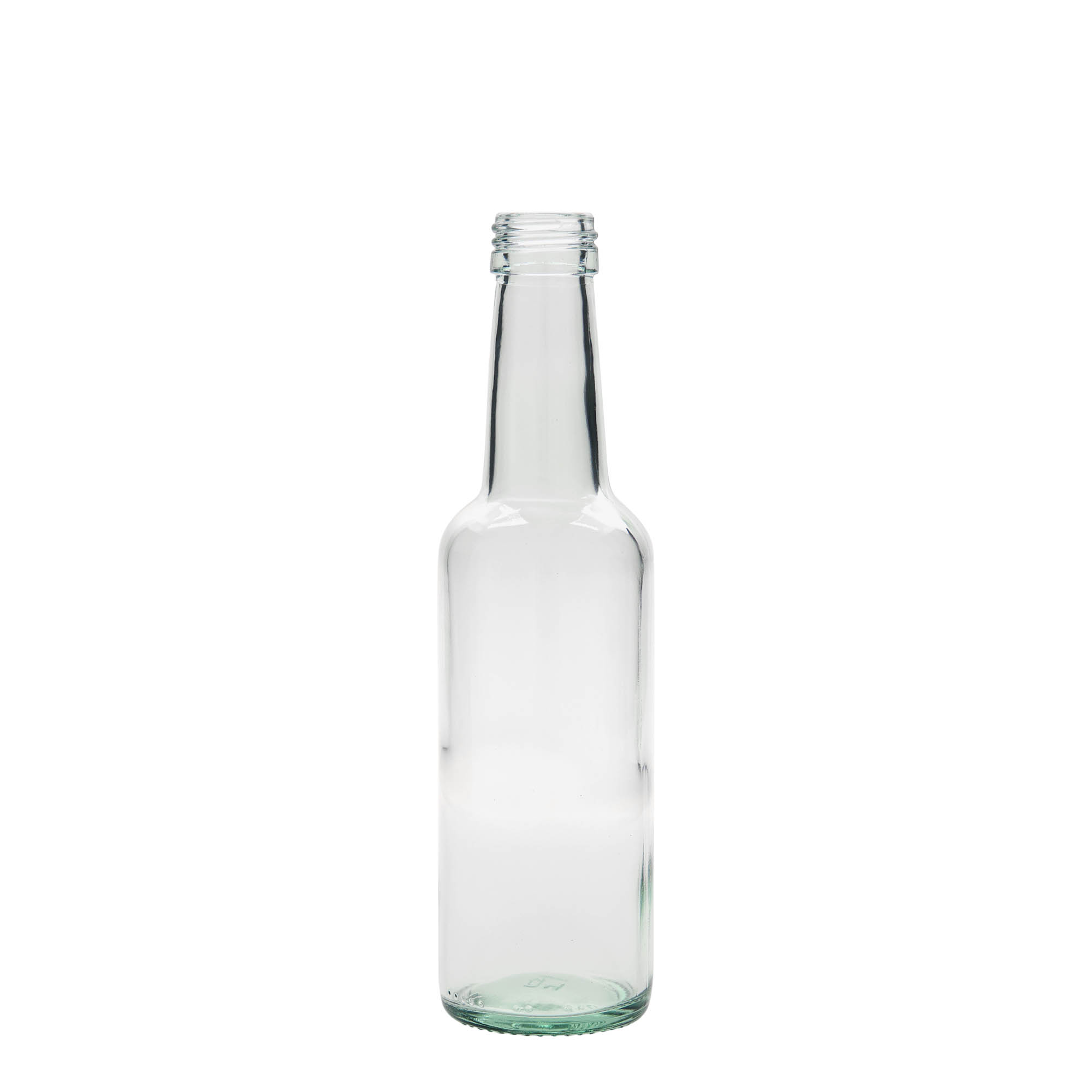 250 ml γυάλινο μπουκάλι με ίσιο λαιμό, στόμιο: PP 28