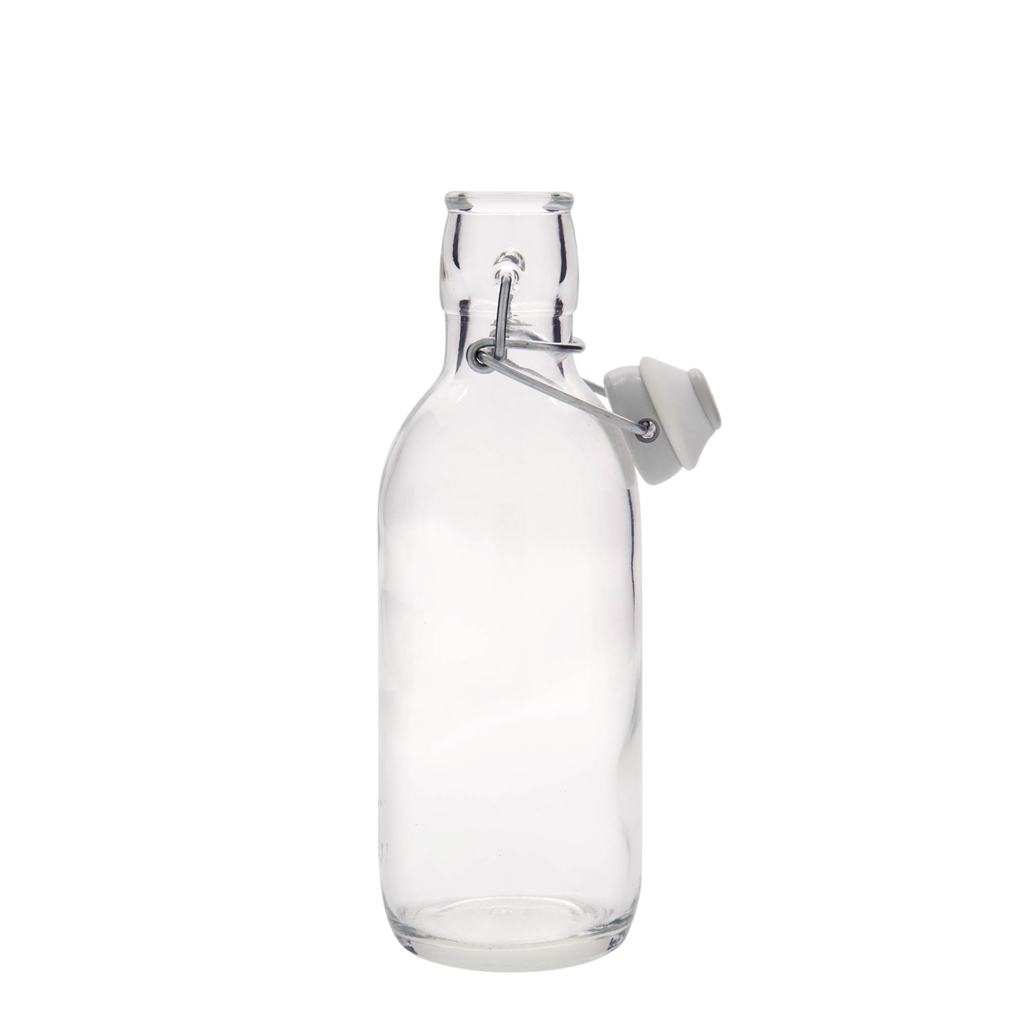500 ml γυάλινο μπουκάλι 'Emilia', στόμιο: κλείσιμο με μπρούτζινο κλιπ