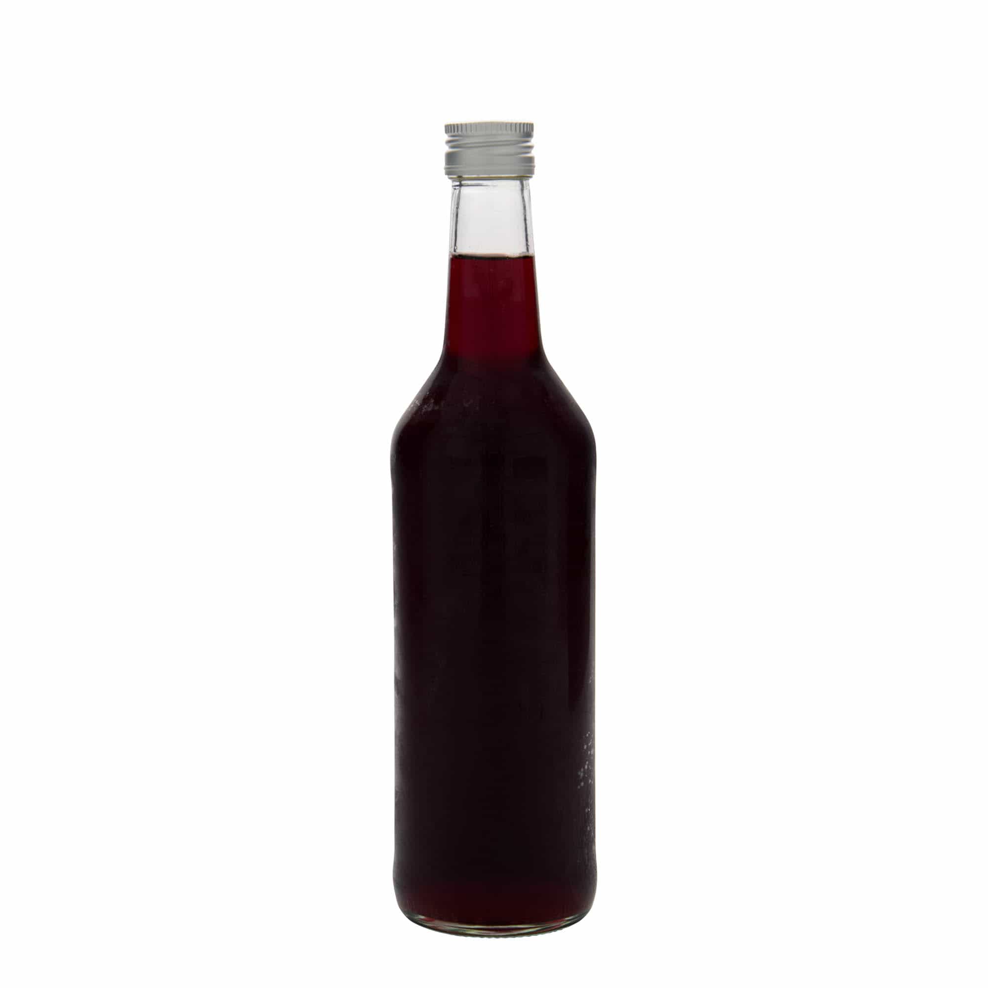 500 ml γυάλινο μπουκάλι με ίσιο λαιμό, στόμιο: PP 28