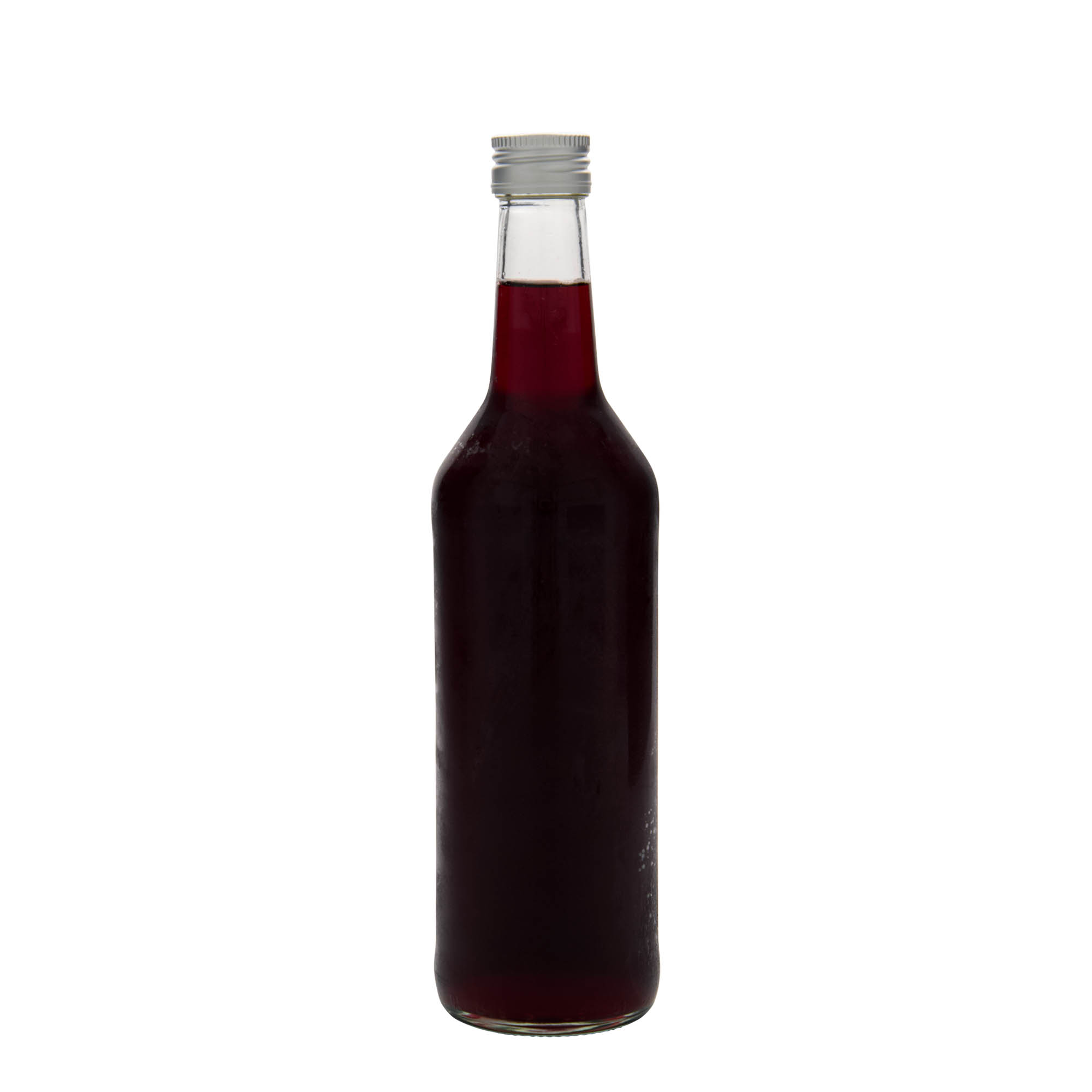 500 ml γυάλινο μπουκάλι με ίσιο λαιμό, στόμιο: PP 28 500 ml γυάλινο μπουκάλι με ίσιο λαιμό, στόμιο: PP 28