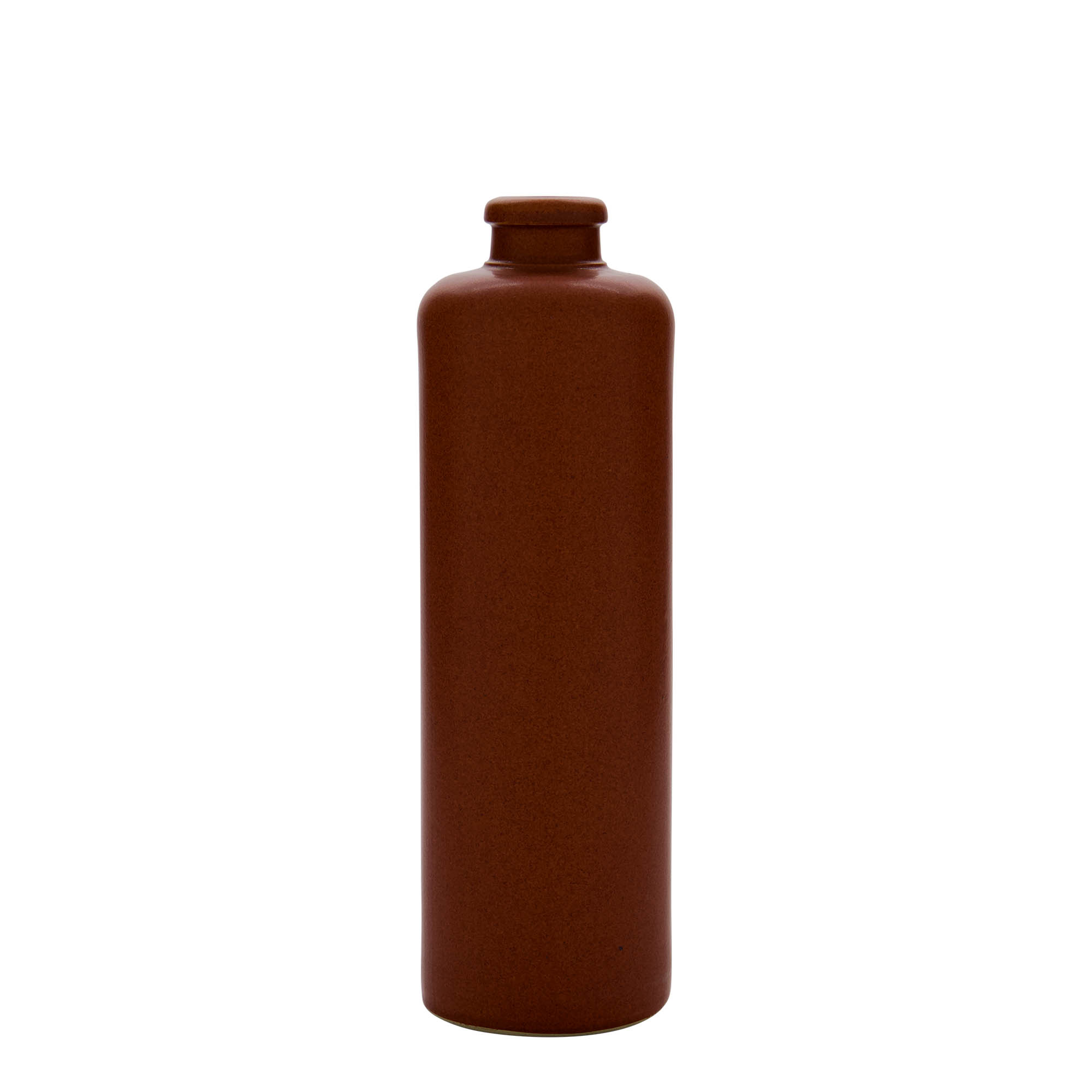 500 ml κανάτα από πηλό, κεραμικό, κόκκινο-καφέ, στόμιο: φελλός