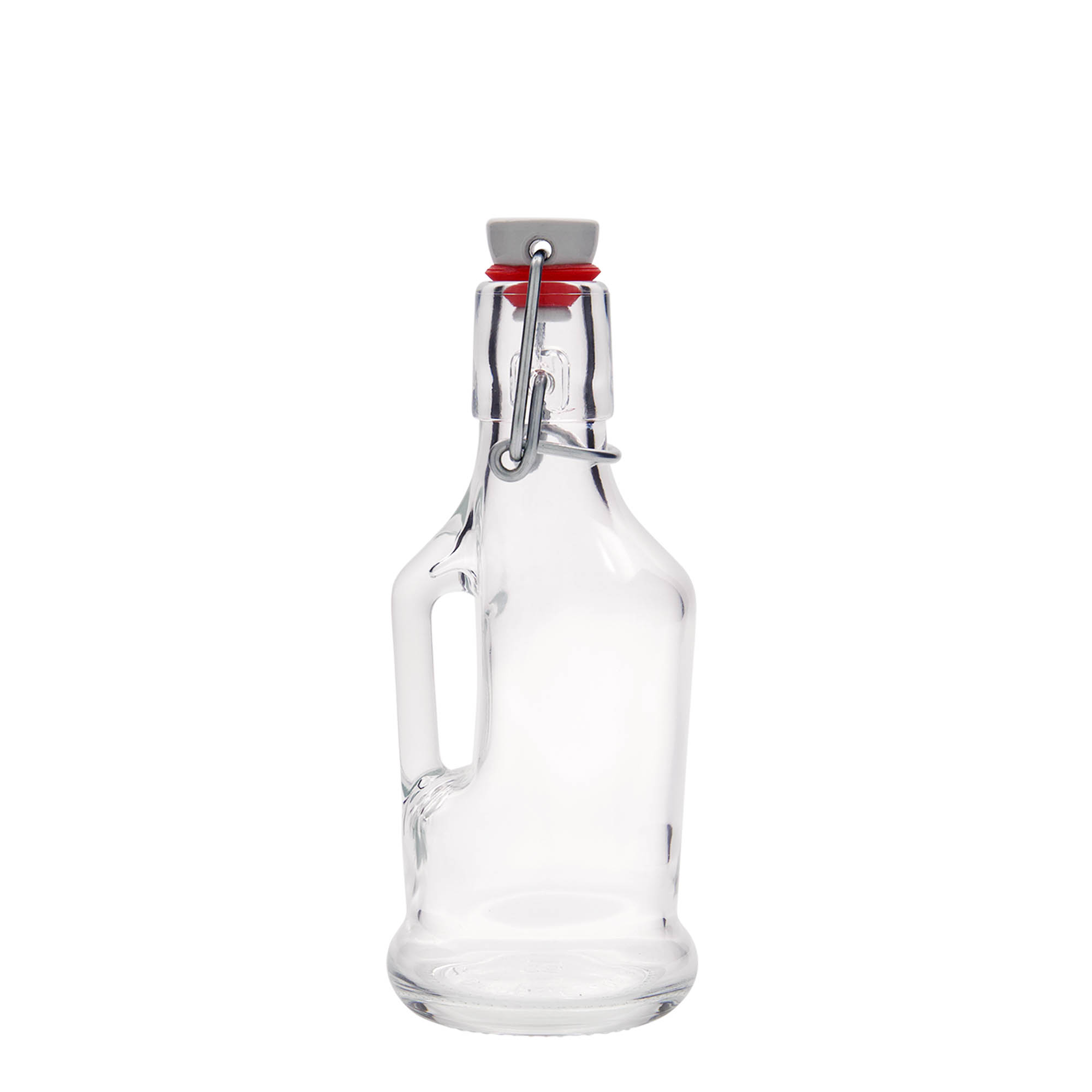 200 ml γυάλινο μπουκάλι 'Classica', στόμιο: κούμπωμα με μπρούτζινο κλιπ