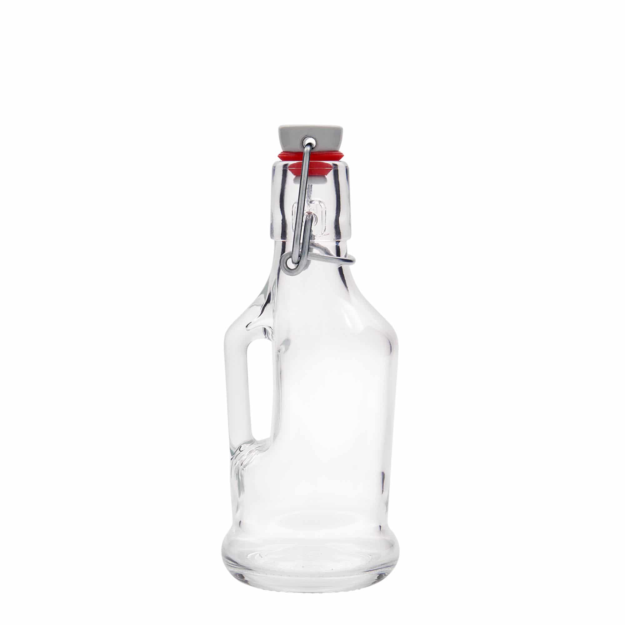 200 ml γυάλινο μπουκάλι 'Classica', στόμιο: κούμπωμα με μπρούτζινο κλιπ