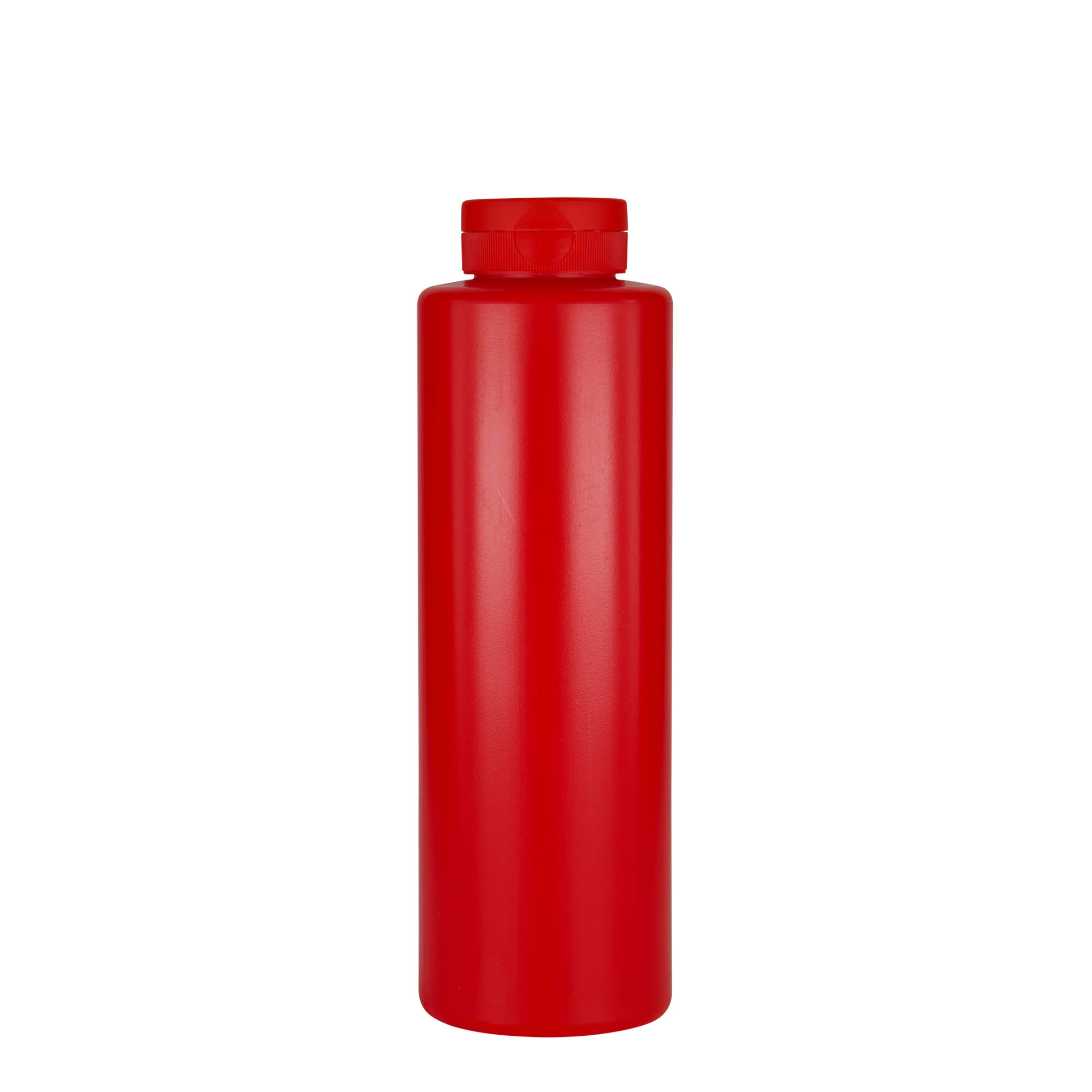 500 ml μπουκάλι σάλτσας, πλαστικό LDPE, κόκκινο, στόμιο: 38/400 500 ml μπουκάλι σάλτσας, πλαστικό LDPE, κόκκινο, στόμιο: 38/400
