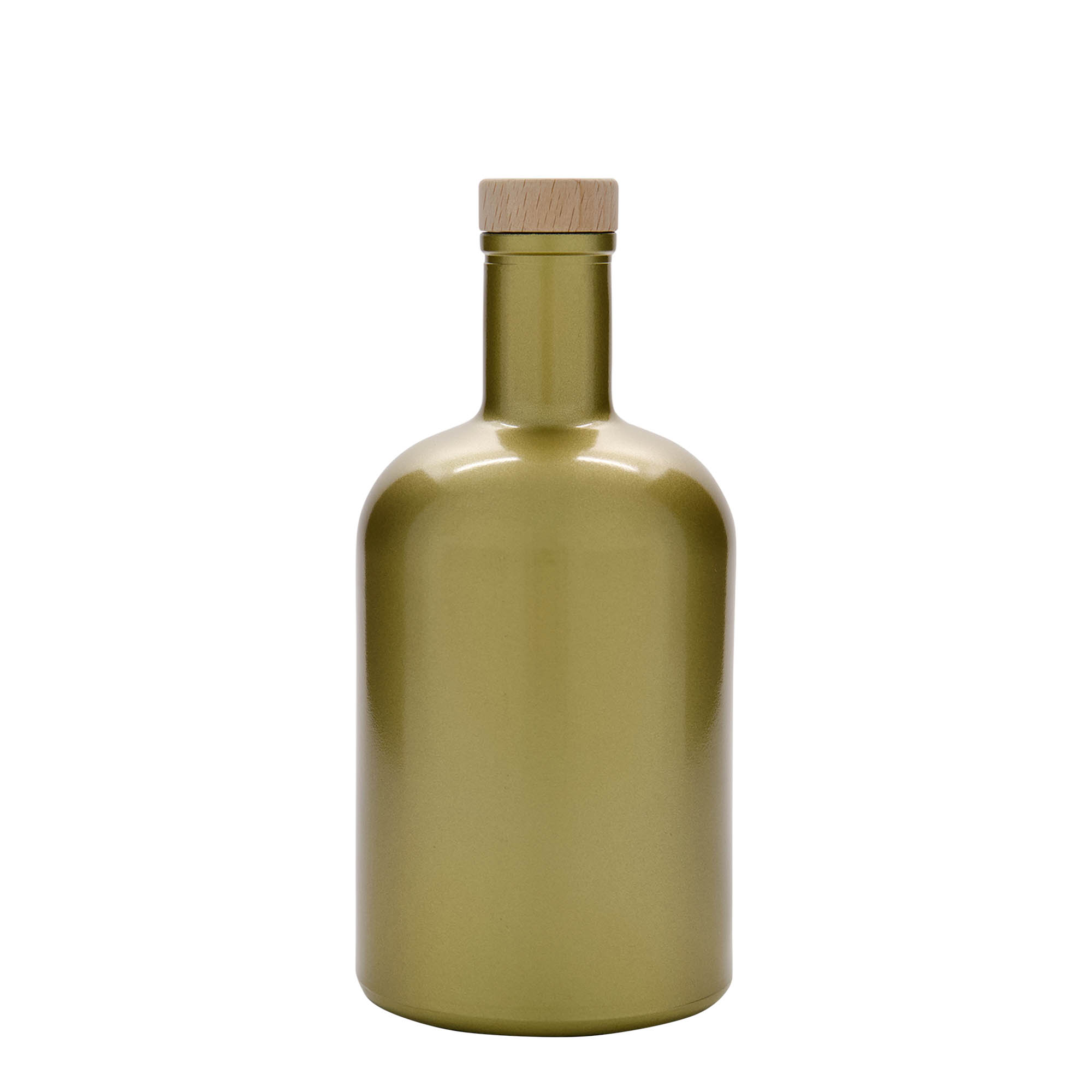 700 ml γυάλινο μπουκάλι 'Gerardino', χρυσό, στόμιο: φελλός