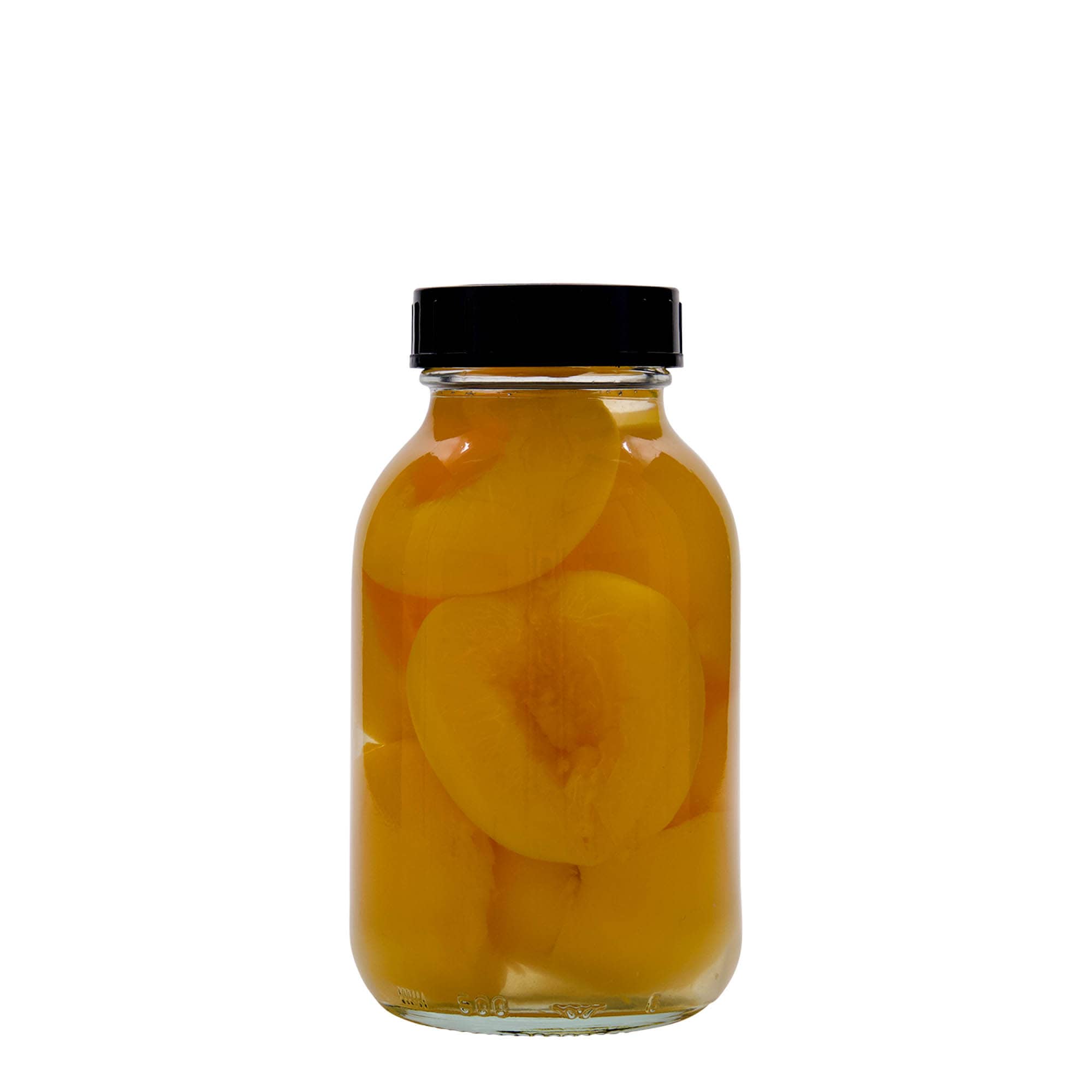 500 ml Βαθύ λαιμός γυάλινο δοχείο, Στόμιο: DIN 55