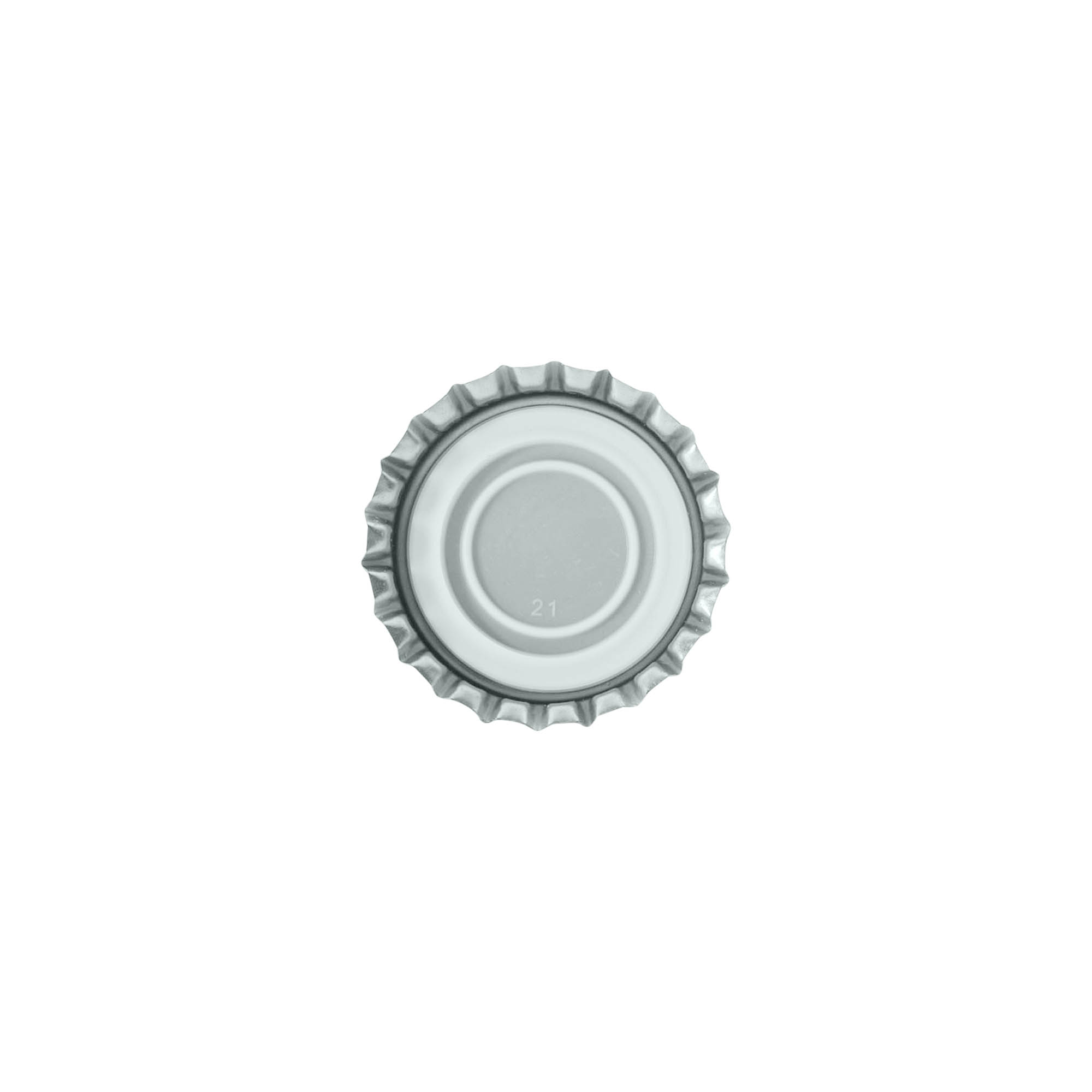 Κορφολόγη 29 mm, μέταλλο, ασημί