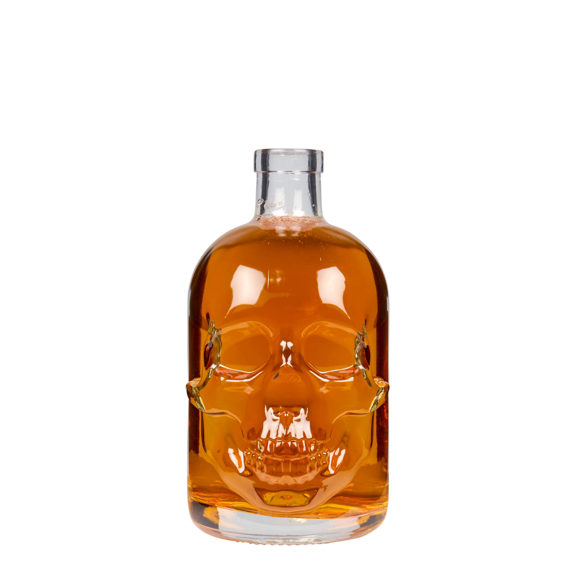 500 ml γυάλινο μπουκάλι 'Κρανίο', στόμιο: φελλός