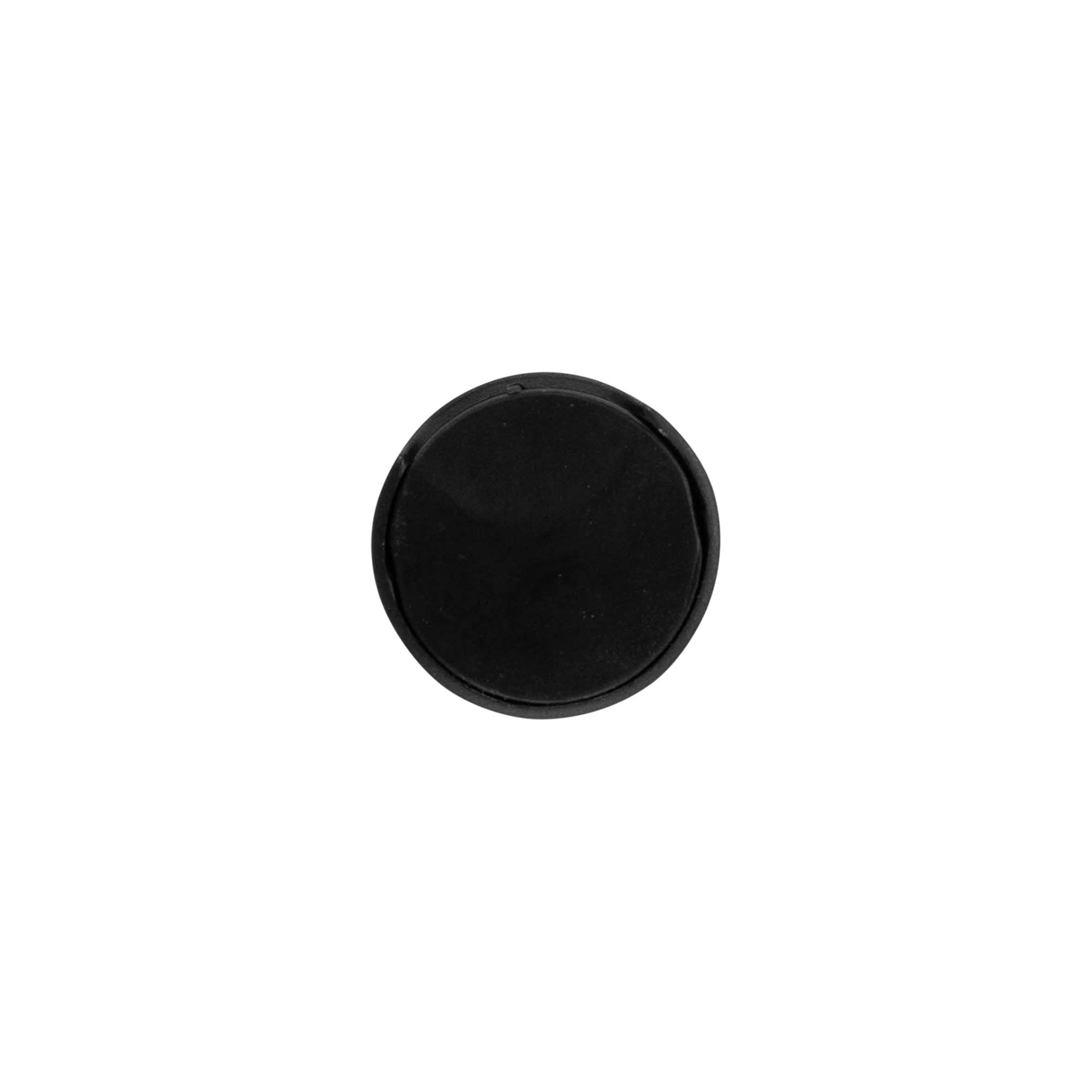 Κάλυμμα με βίδα Disc Top, πλαστικό PP, μαύρο, για στόμιο: 24/410 Κάλυμμα με βίδα Disc Top, πλαστικό PP, μαύρο, για στόμιο: 24/410
