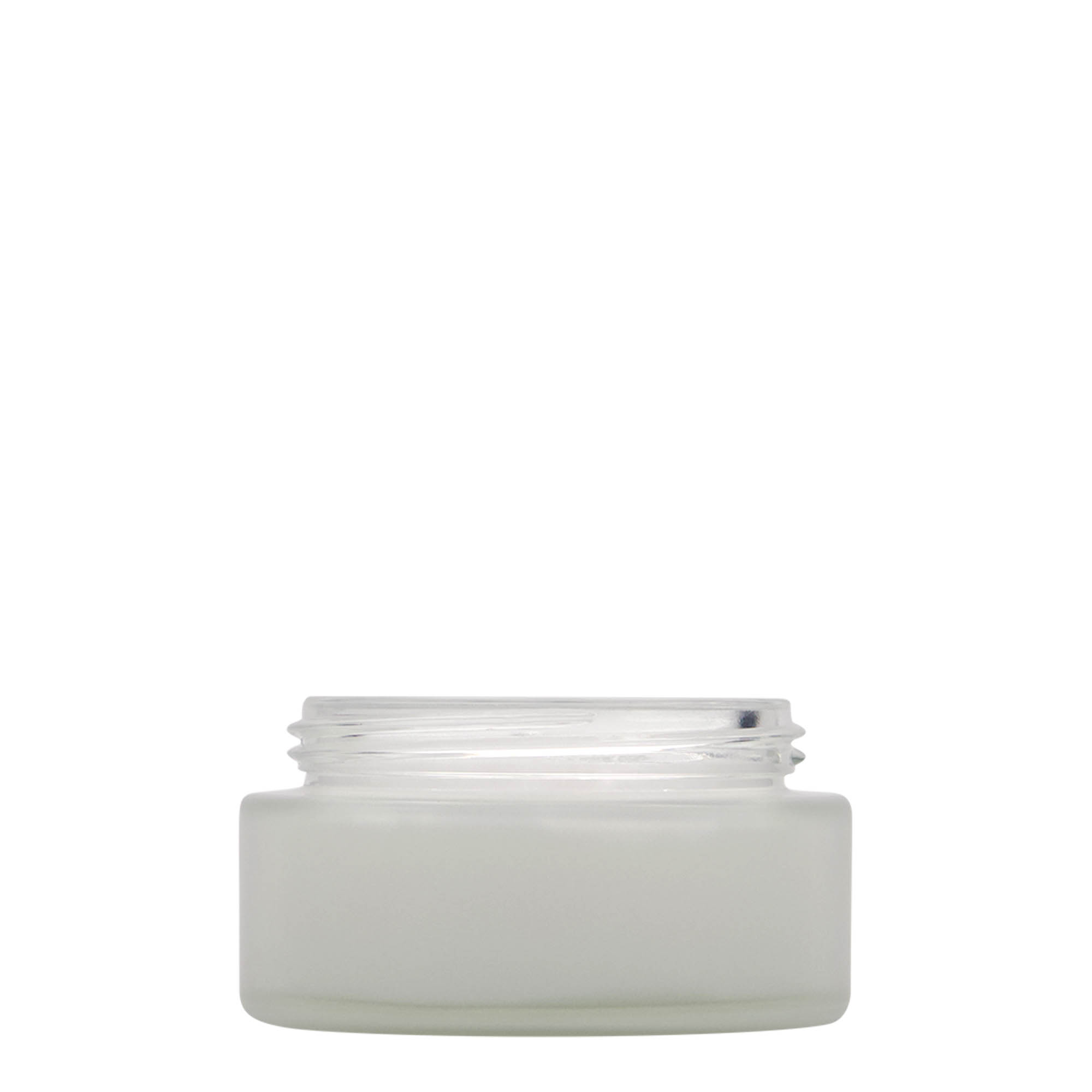Βάζο για καλλυντικά 'Platin Edition' 100 ml, γυάλινο, εφέ του πάγου, στόμιο: βιδωτό πώμα