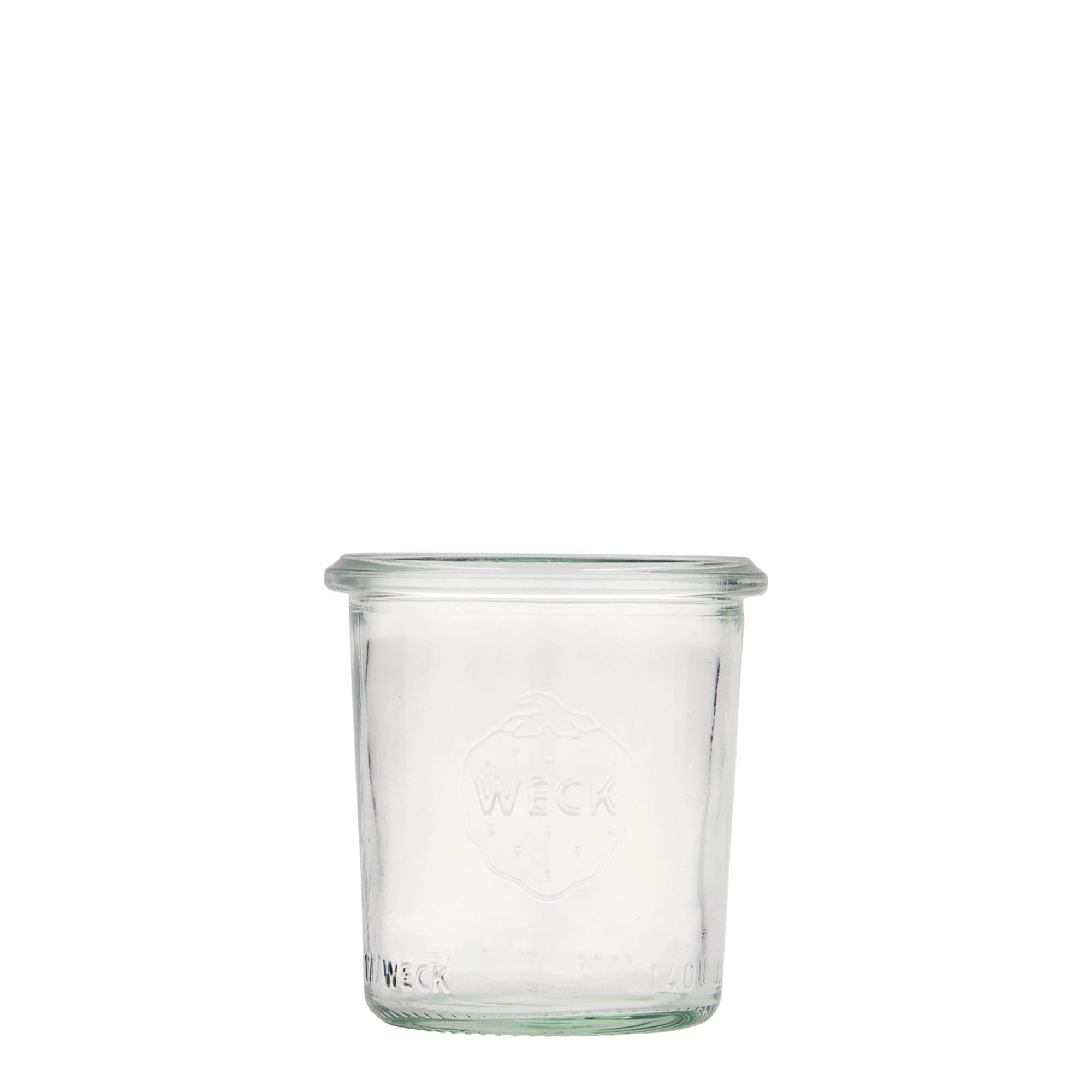 140 ml βάζο WECK με καμπάνα, στόμιο: στρογγυλή άκρη