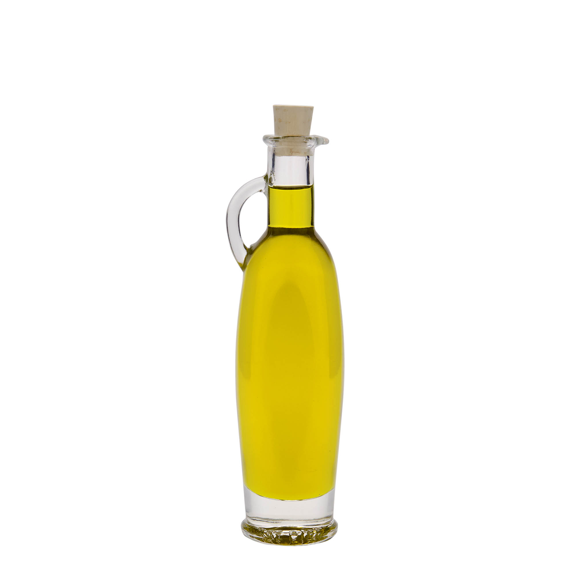 100 ml γυάλινο μπουκάλι 'Eleganta', οβάλ, στόμιο: φελλός