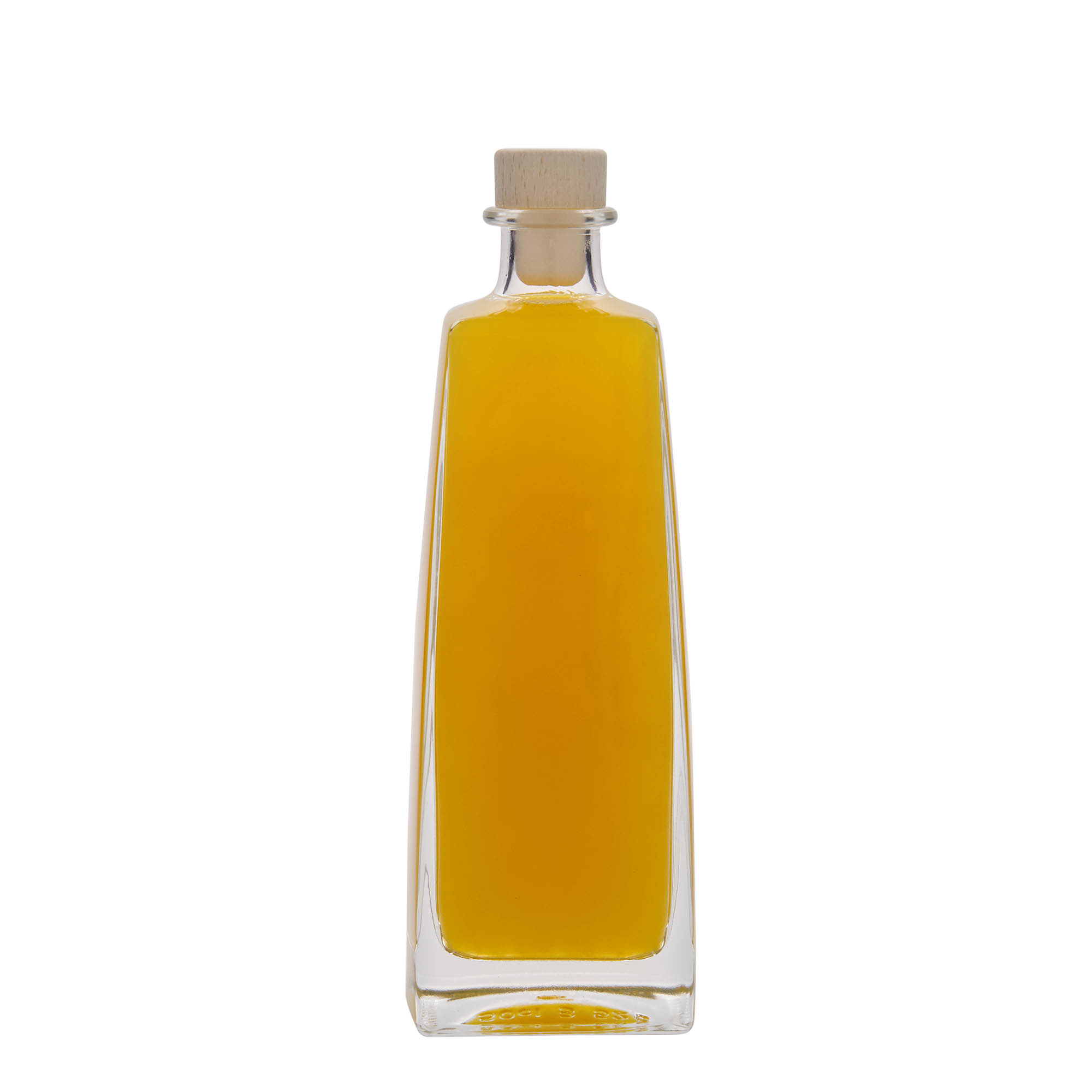 500 ml γυάλινο μπουκάλι 'Timmy', ορθογώνιο, στόμιο: φελλός