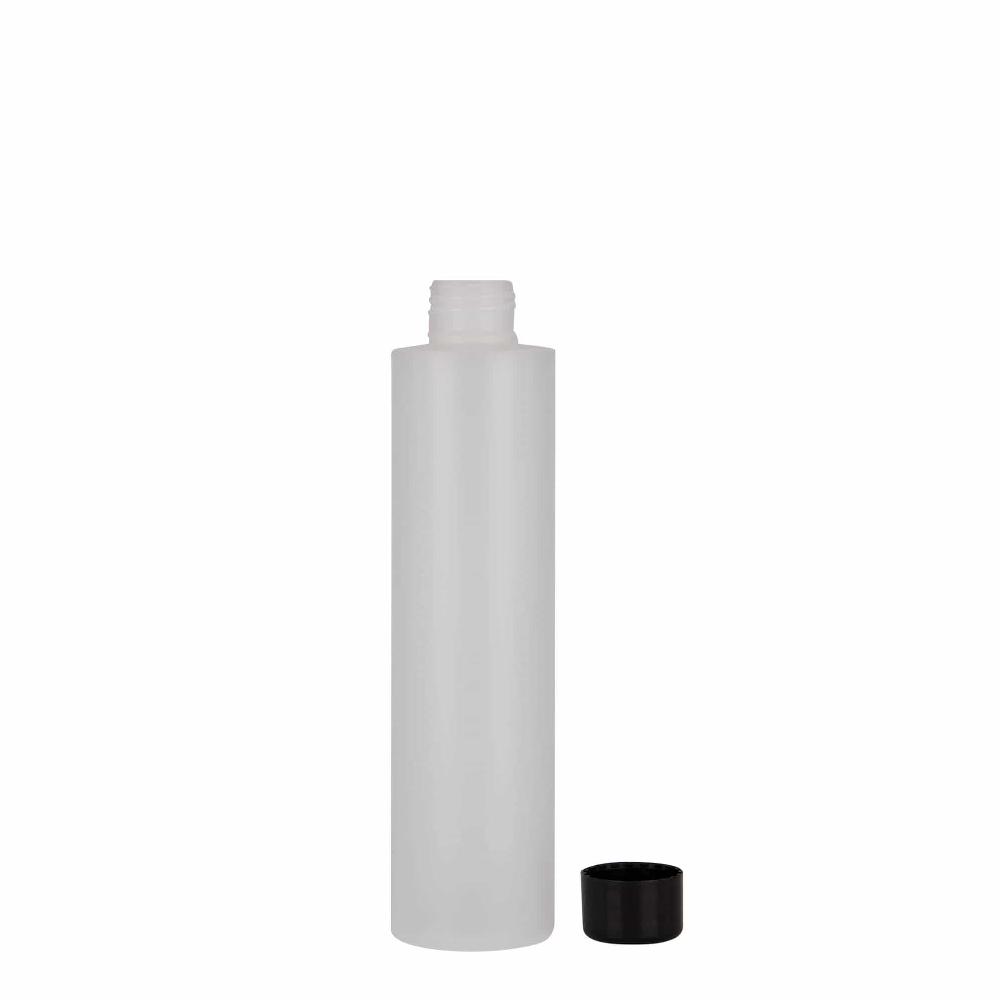 Πλαστικό μπουκάλι 'Pipe' 200 ml, HDPE, φυσικό χρώμα, στόμιο: 24/410