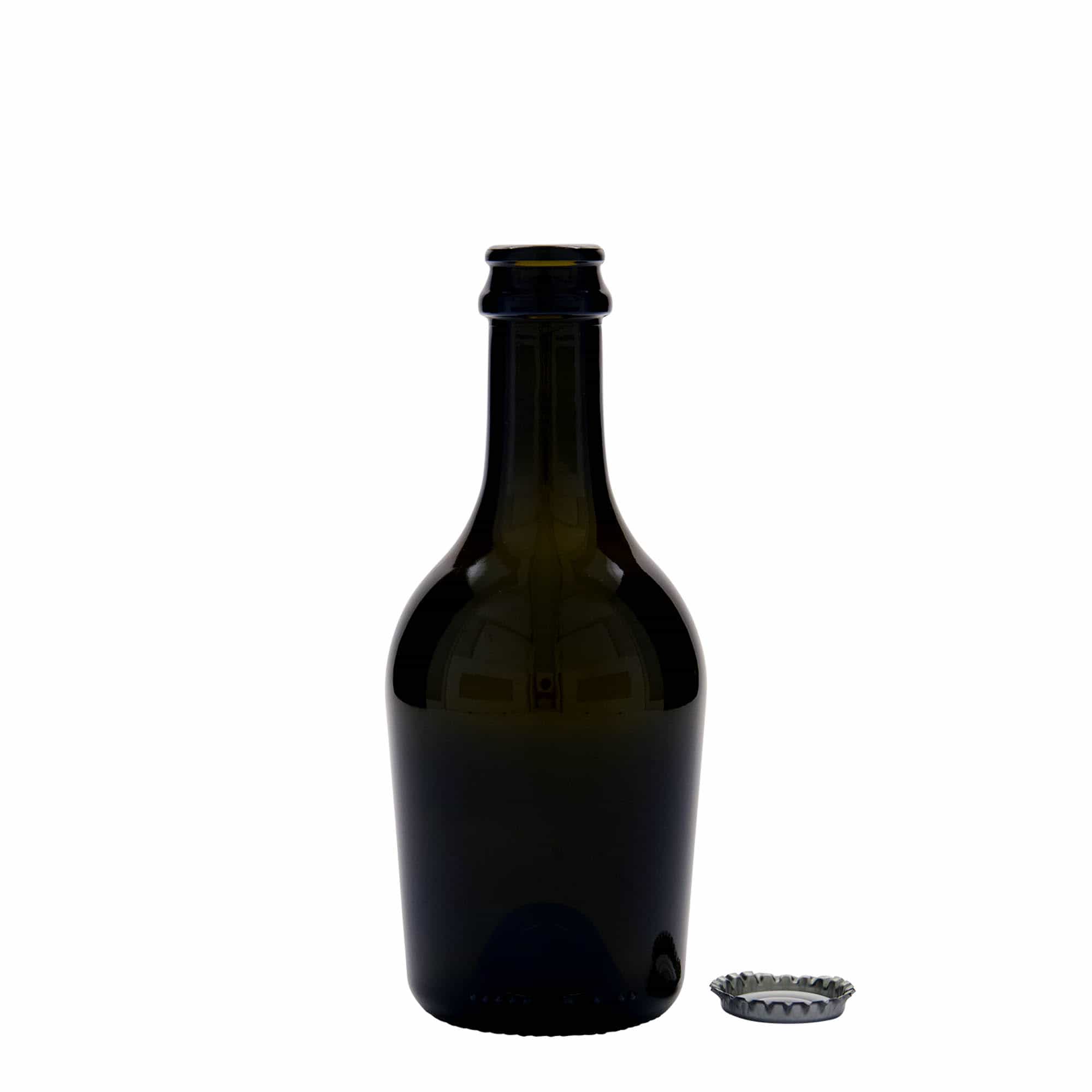 Μπουκάλι μπύρας/σαμπάνιας 'Butterfly' 330 ml, γυάλινο, πράσινο αντικέ, στόμιο: μεταλλική τάπα Μπουκάλι μπύρας/σαμπάνιας 'Butterfly' 330 ml, γυάλινο, πράσινο αντικέ, στόμιο: μεταλλική τάπα