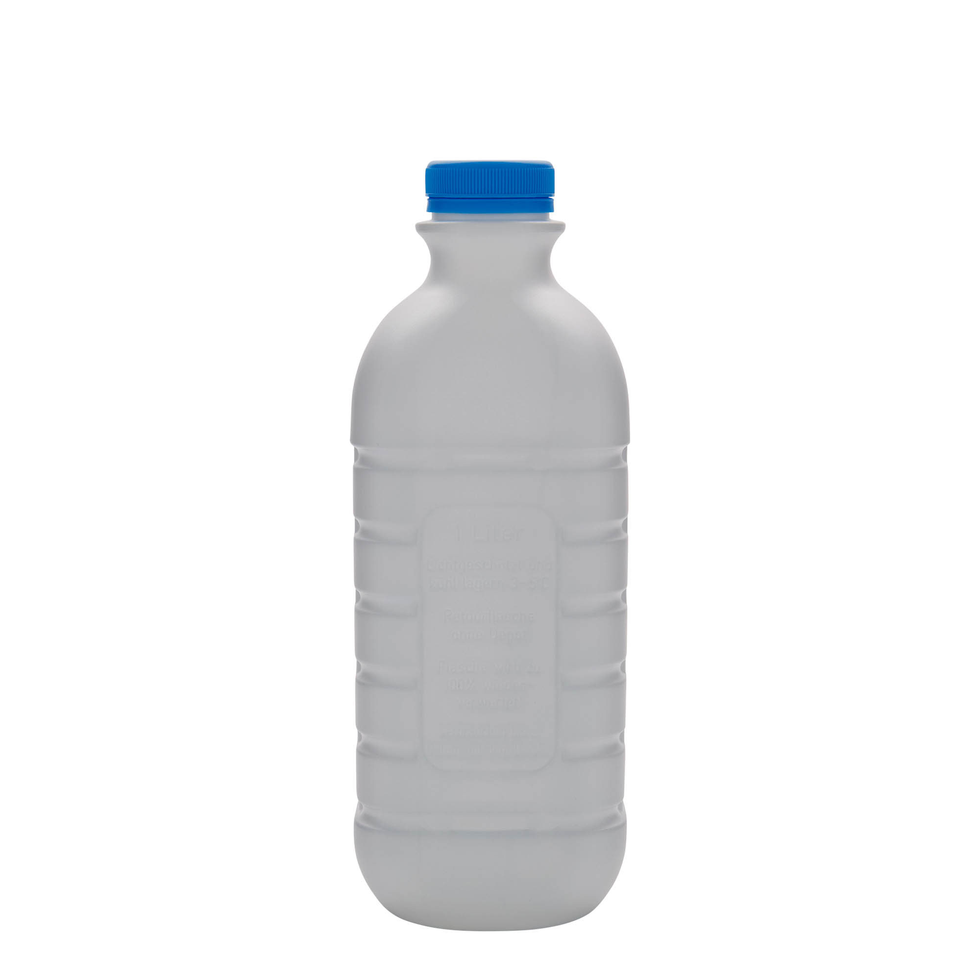 1.000 ml μπουκάλι γάλακτος, ορθογώνιο, πλαστικό HDPE, λευκό, στόμιο: PEHD40 1.000 ml μπουκάλι γάλακτος, ορθογώνιο, πλαστικό HDPE, λευκό, στόμιο: PEHD40