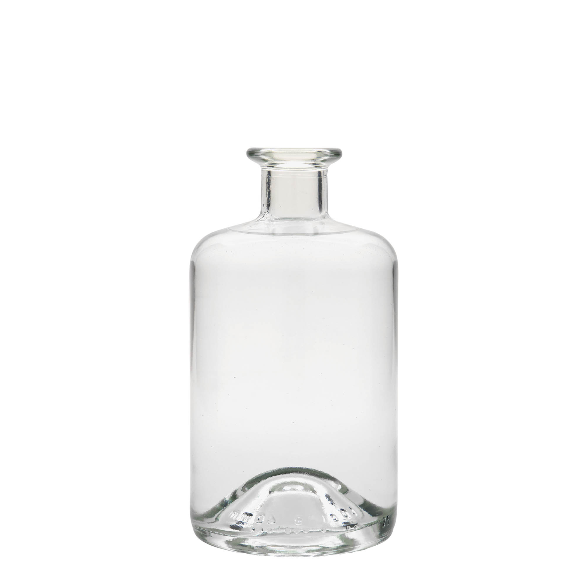 Γυάλινο μπουκάλι φαρμακείου 500 ml, στόμιο: φελλός