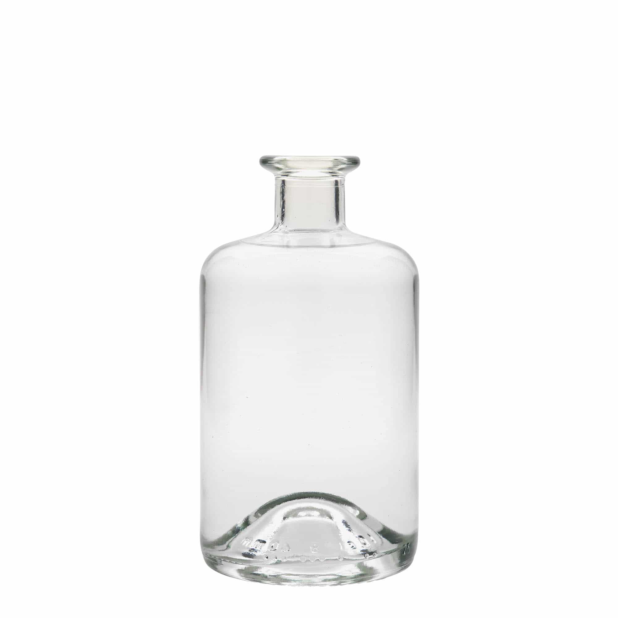 500 ml γυάλινο μπουκάλι φαρμακοποιού, στόμιο: φελλός