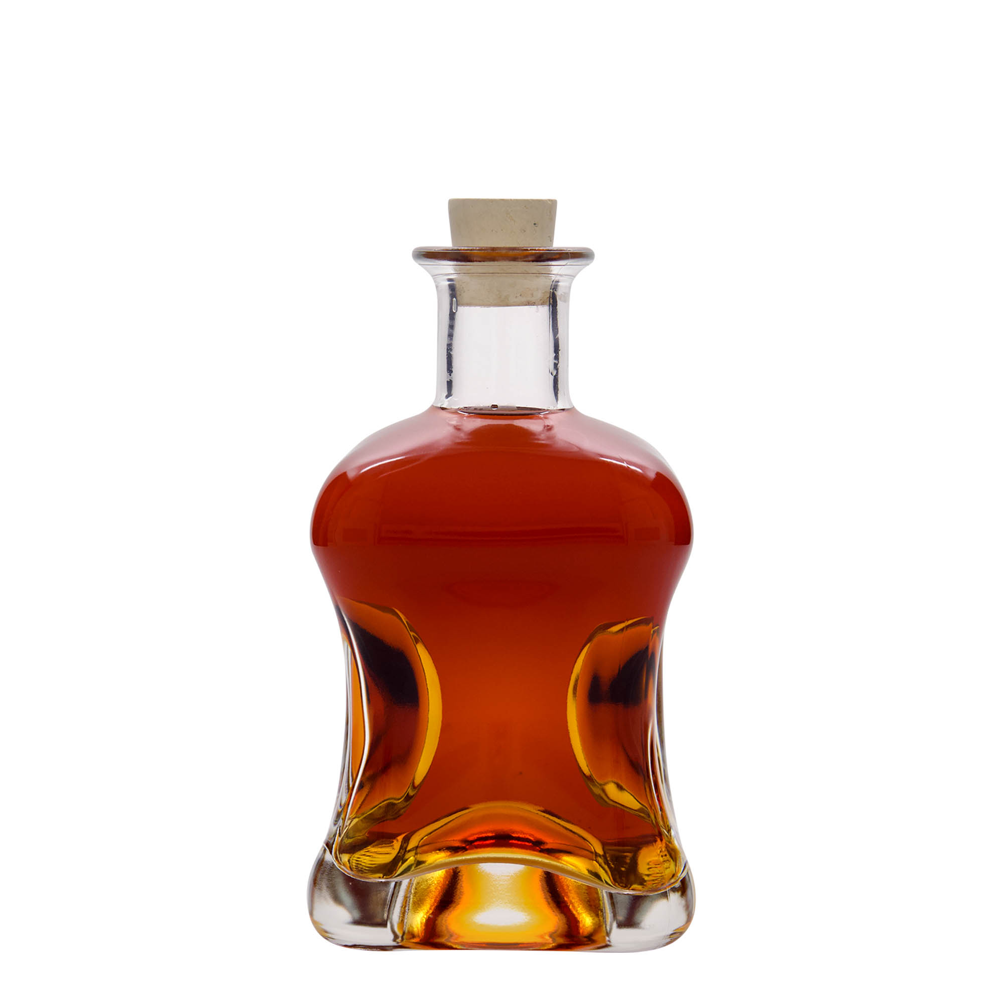500 ml γυάλινο μπουκάλι 'Dublin', τετράγωνο, στόμιο: φελλός